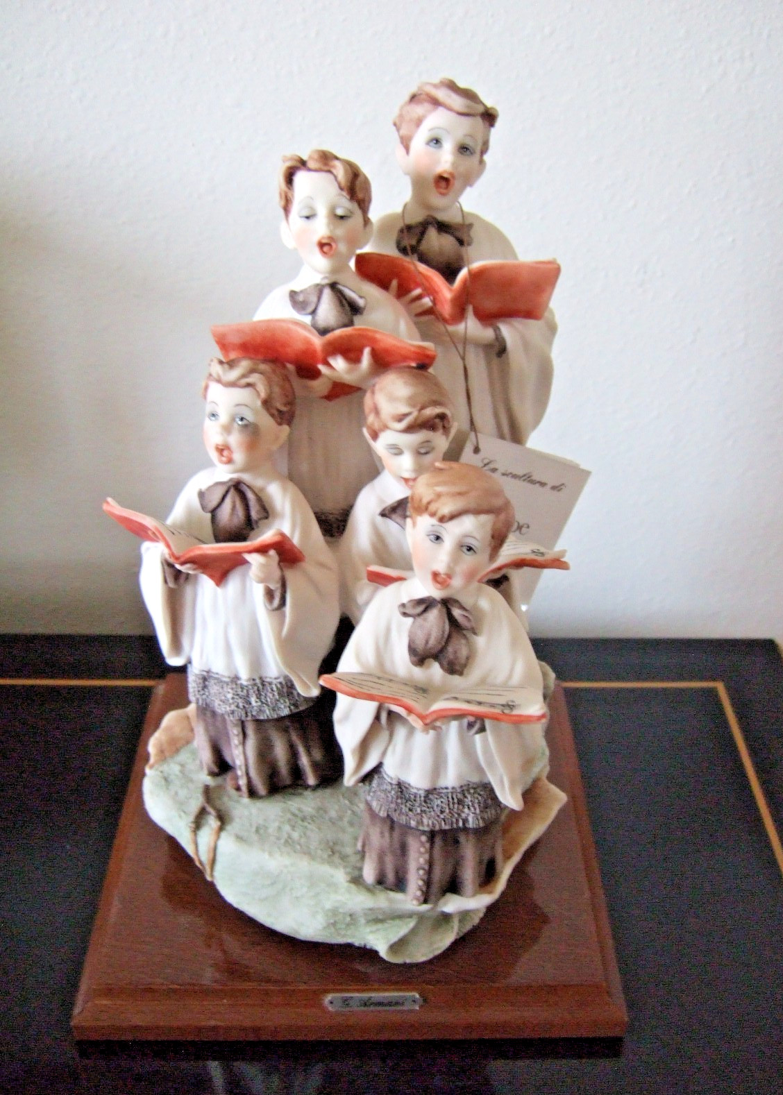 Giuseppe Armani Saturday Evening Post CHOIR BOYS WILL BE BOYS Ltd. Ed. Figurine