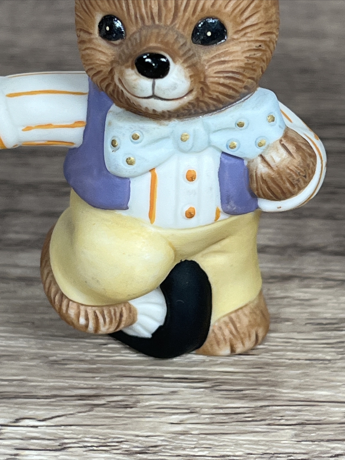 Vintage Homco Circus Teddy Bear Porcelain Figurines #1449 Set of 4 SEE PHOTOS