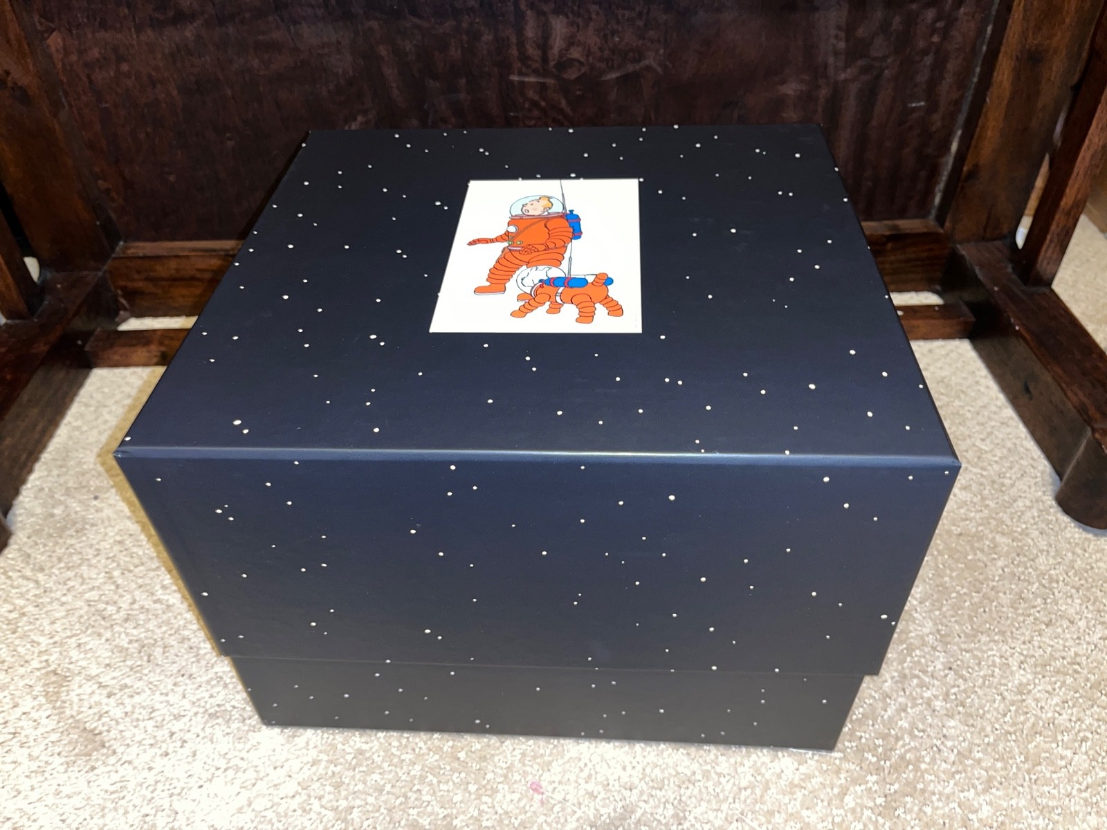DEFECTIVE Tintin et Milou de la Lune Snowy on the Moon Moulinsart 44023 G3D
