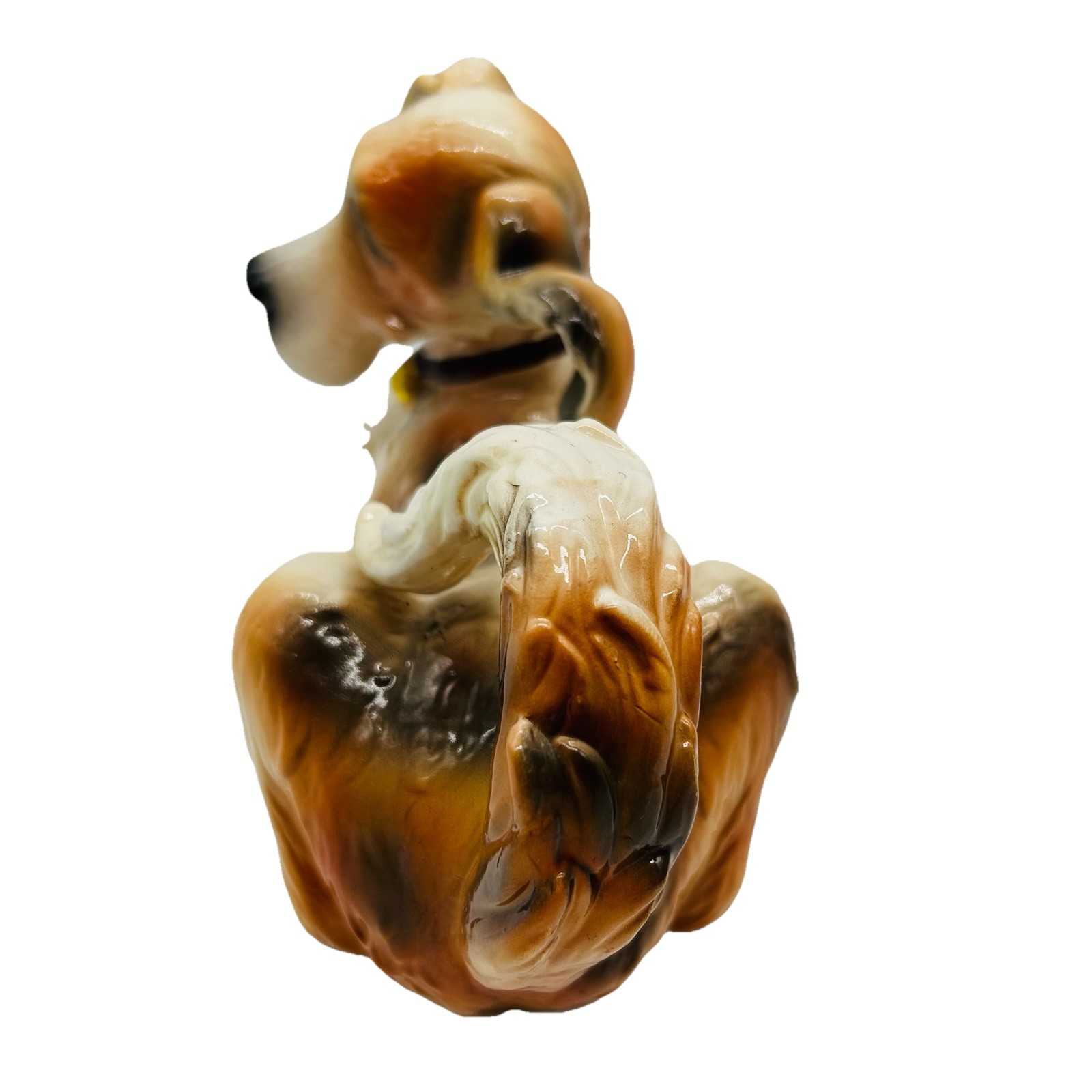 Hound Dog Figurine Porcelain Pacific Rim Ceramics MCM Vintage 1970s – 9″ Long