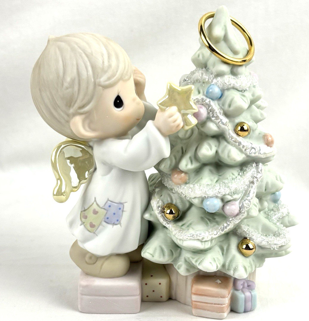 VTG NIB NOS Retired Collectable Precious Moments Wishing You A Heavenly Holiday