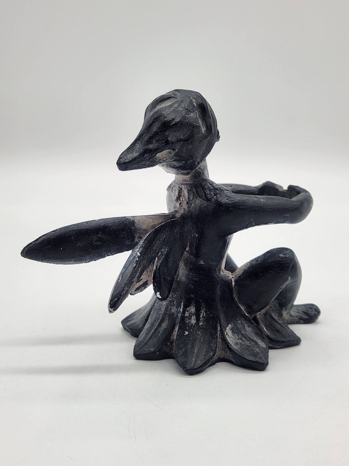 Andrea By Sadek Black Resin Fairy Figurine – Mythical Pixie Garden Decor