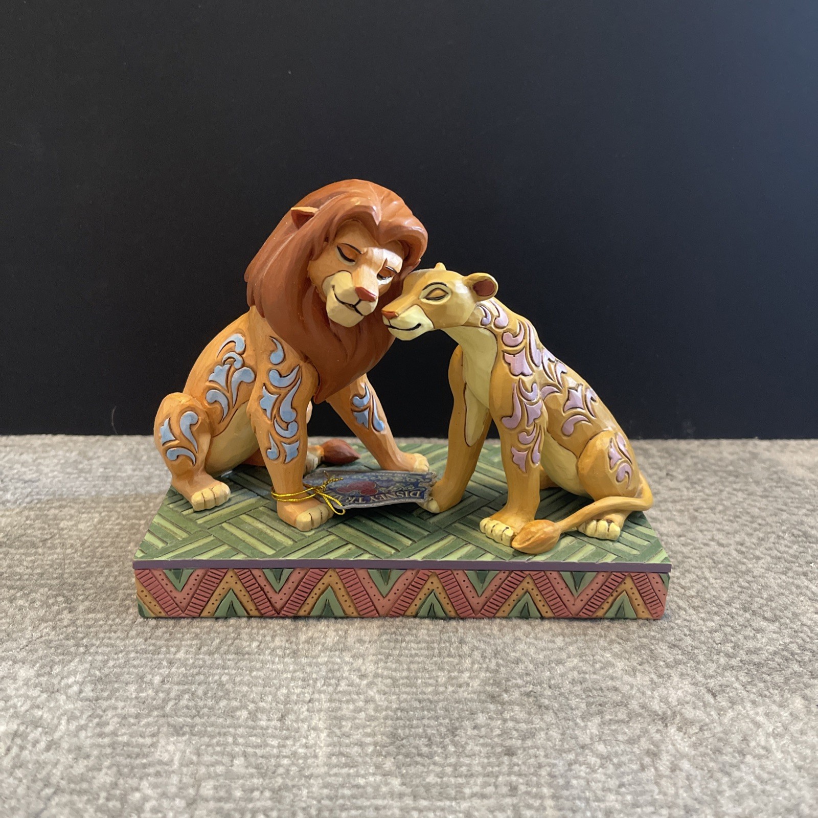 Enesco Jim Shore Disney The Lion King Simba Nala Savannah Sweethearts W/ Tag