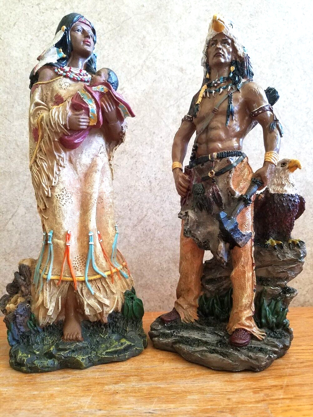 Native American Mom and Baby – Collectible Figurine