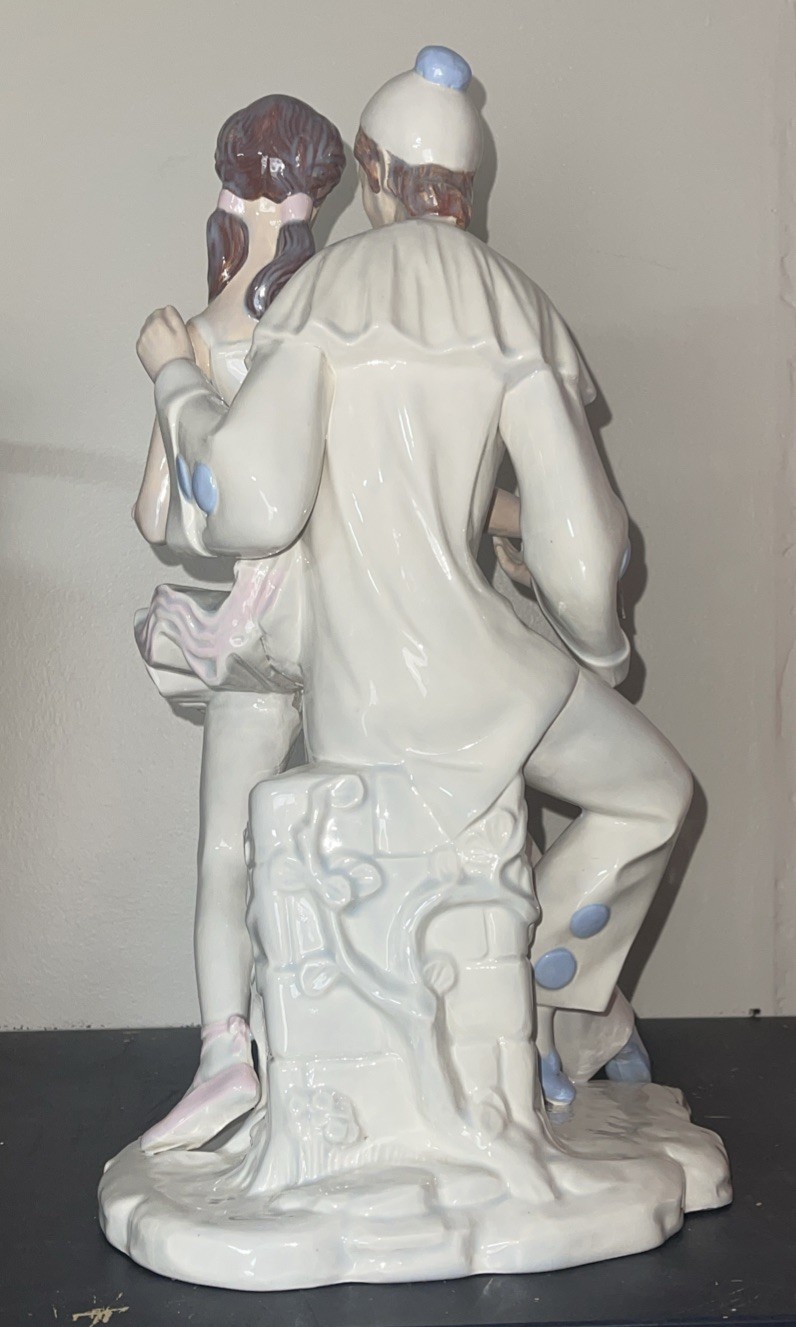 Vintage Ballet Couple Porcelain Dancing Duet Figurine Collectible Art Decor (G8)
