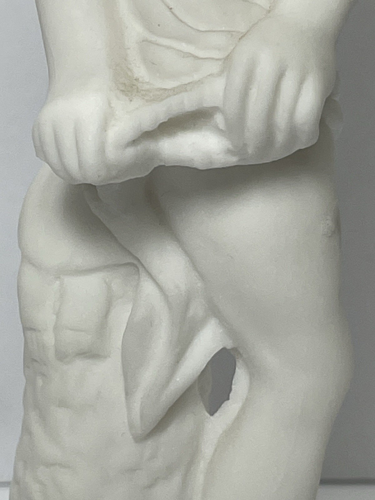 Vintage Bisque Porcelain Statue — “David” by Michelangelo