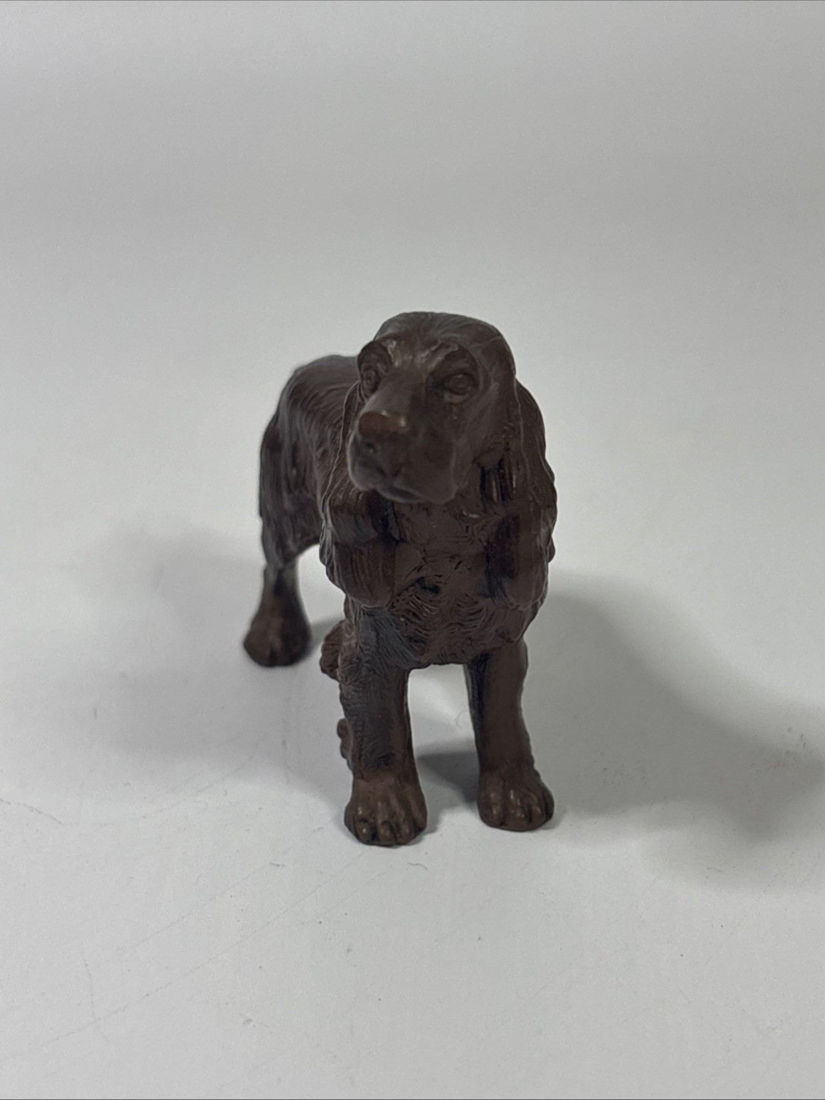 Antique Jennings Brothers JB Art Deco Cocker Spaniel Dog Figurine Bronze Finish