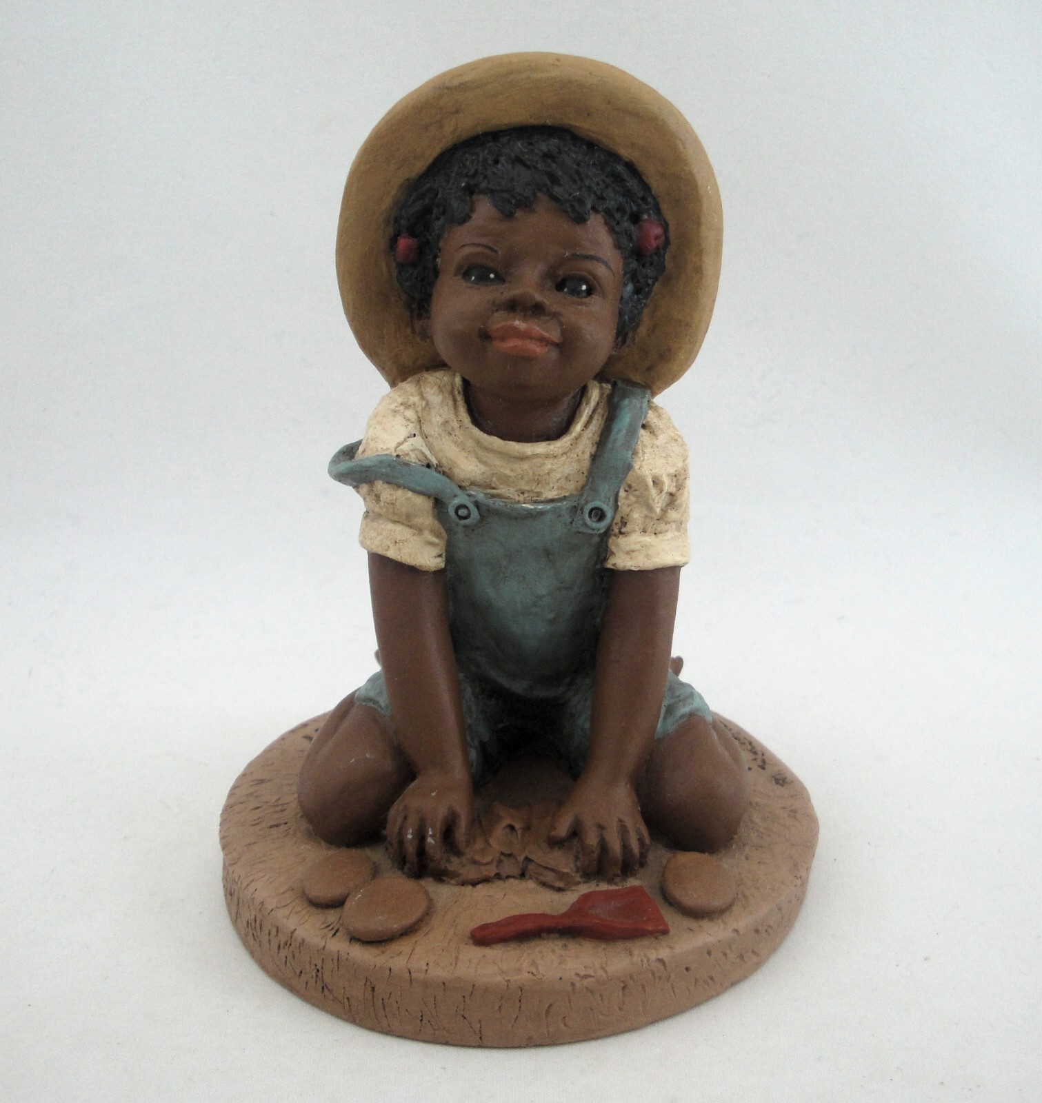 All God’s Children Figurine Tess Item 1534 Edition 27 Girl in Sandbox Year 1989