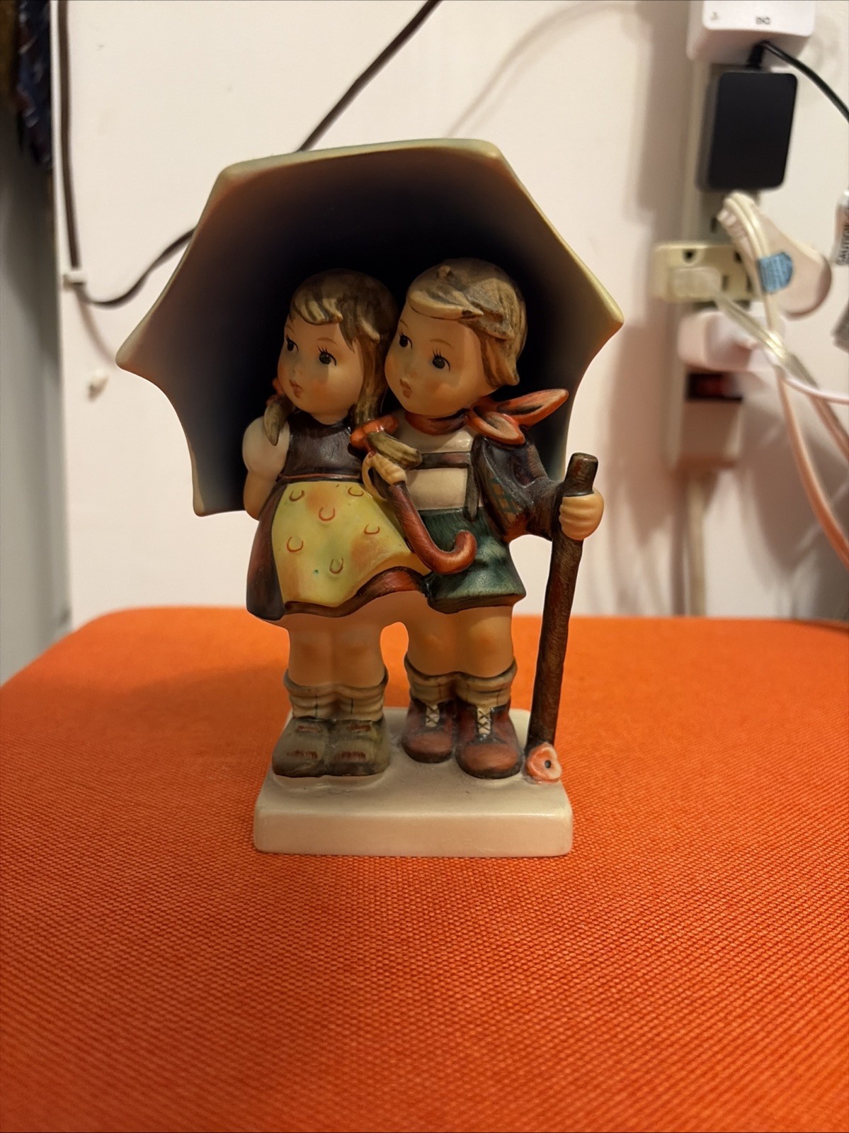 Hummel Porcelain Figurine. Excellent Condition. Stormy weather