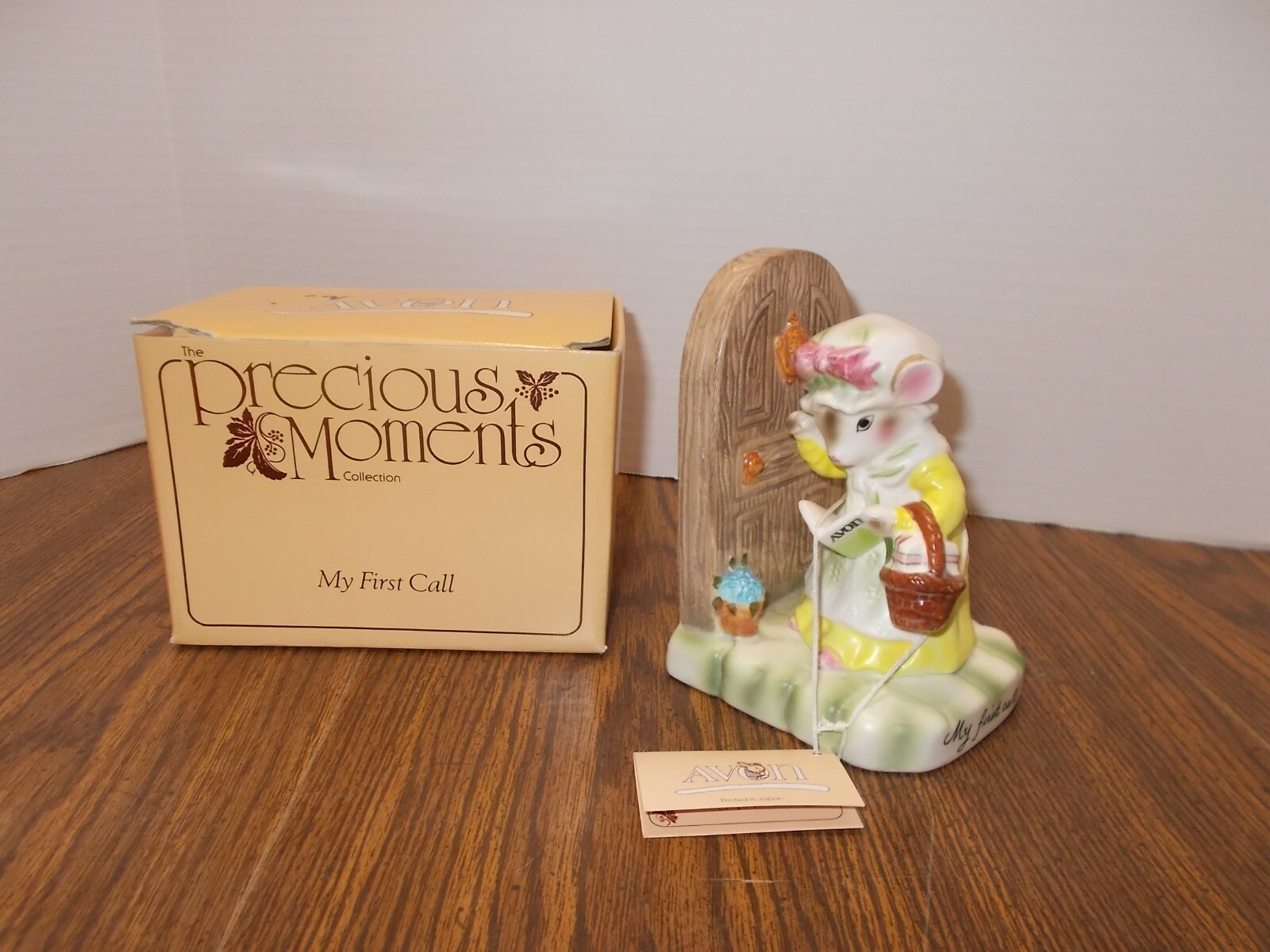 Precious Moments My First Call Figurine with tag and box Excellent Shape Avon