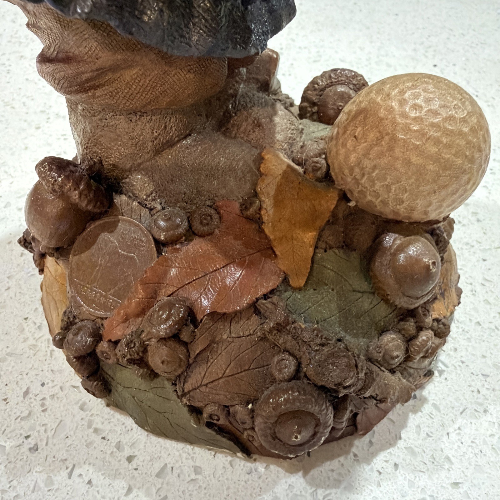 Tom Clark SIGNED Gnome JOHN ROBERT Golf Ball Gnome Cairn Studio 5301