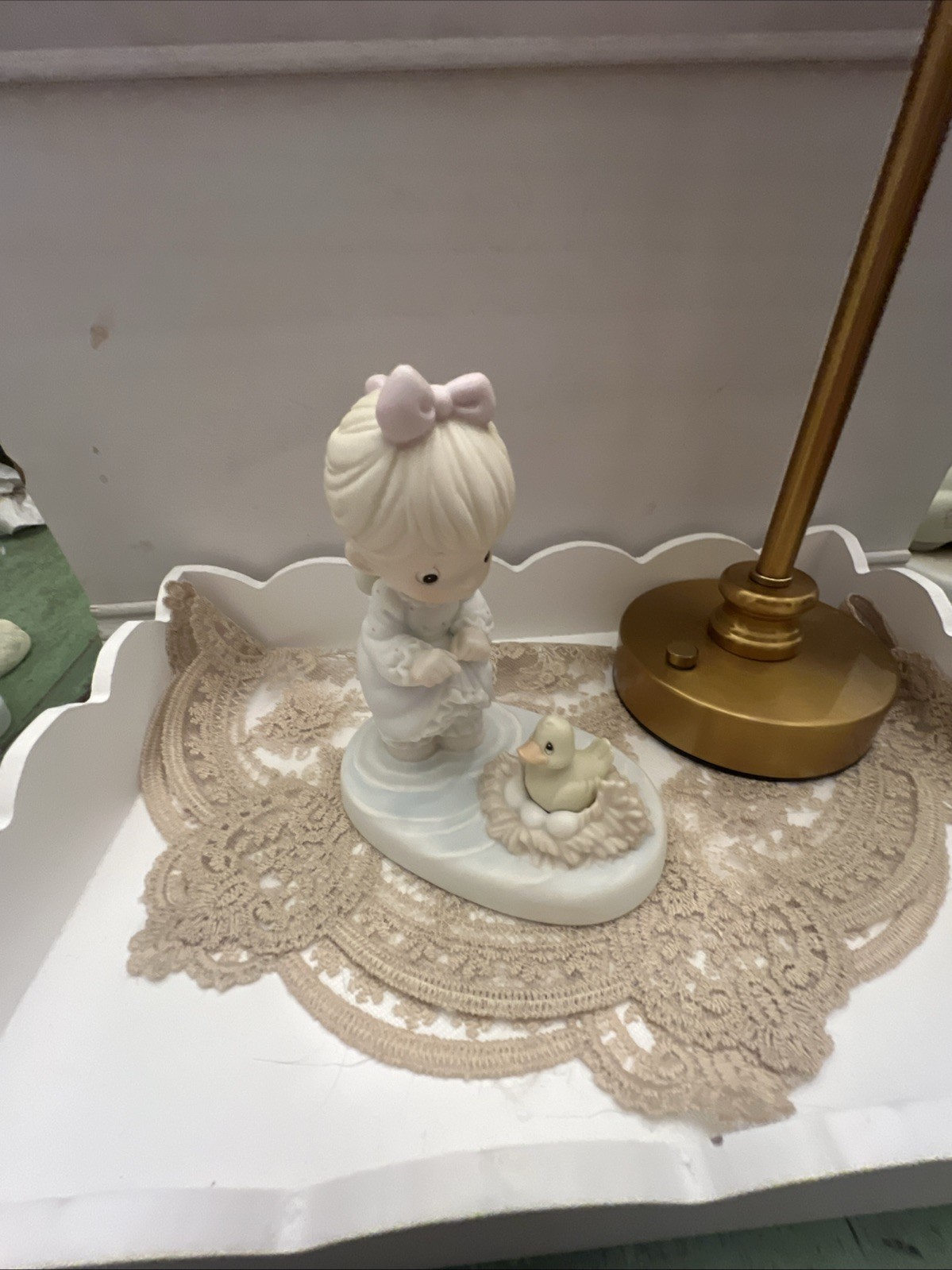 Precious Moments Porcelain Duck Figurine ‘An Event Worth Wading For’ Series