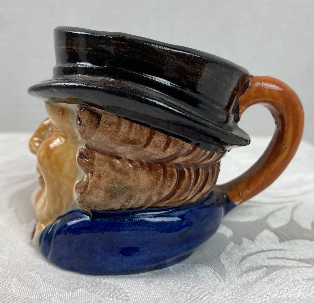 Vintage Occupied Japan 2 3/4″ Mini Toby Character Face Jug Cup Mug #23D