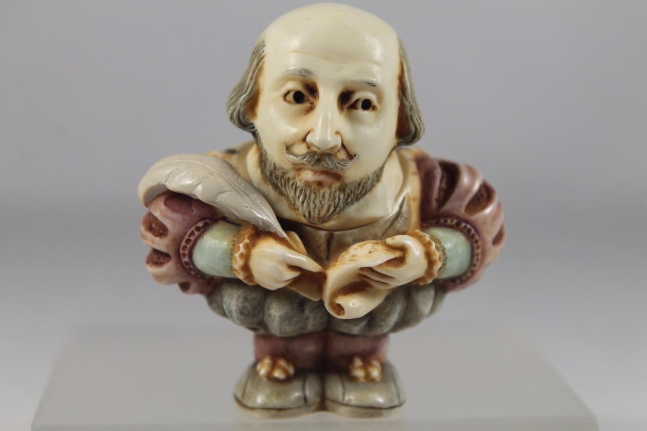 Harmony Kingdom Ball Pot Bellys Belly ‘William Shakespeare’ – PBHSH – New In Box