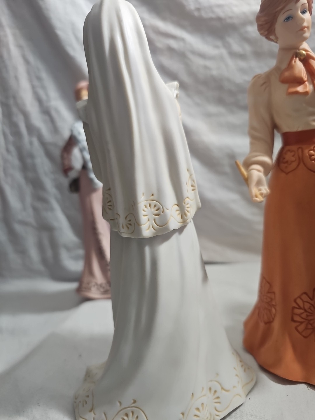 The Gibson Girls Porcelain Figurine Hamilton Collection 1986 Set of 7