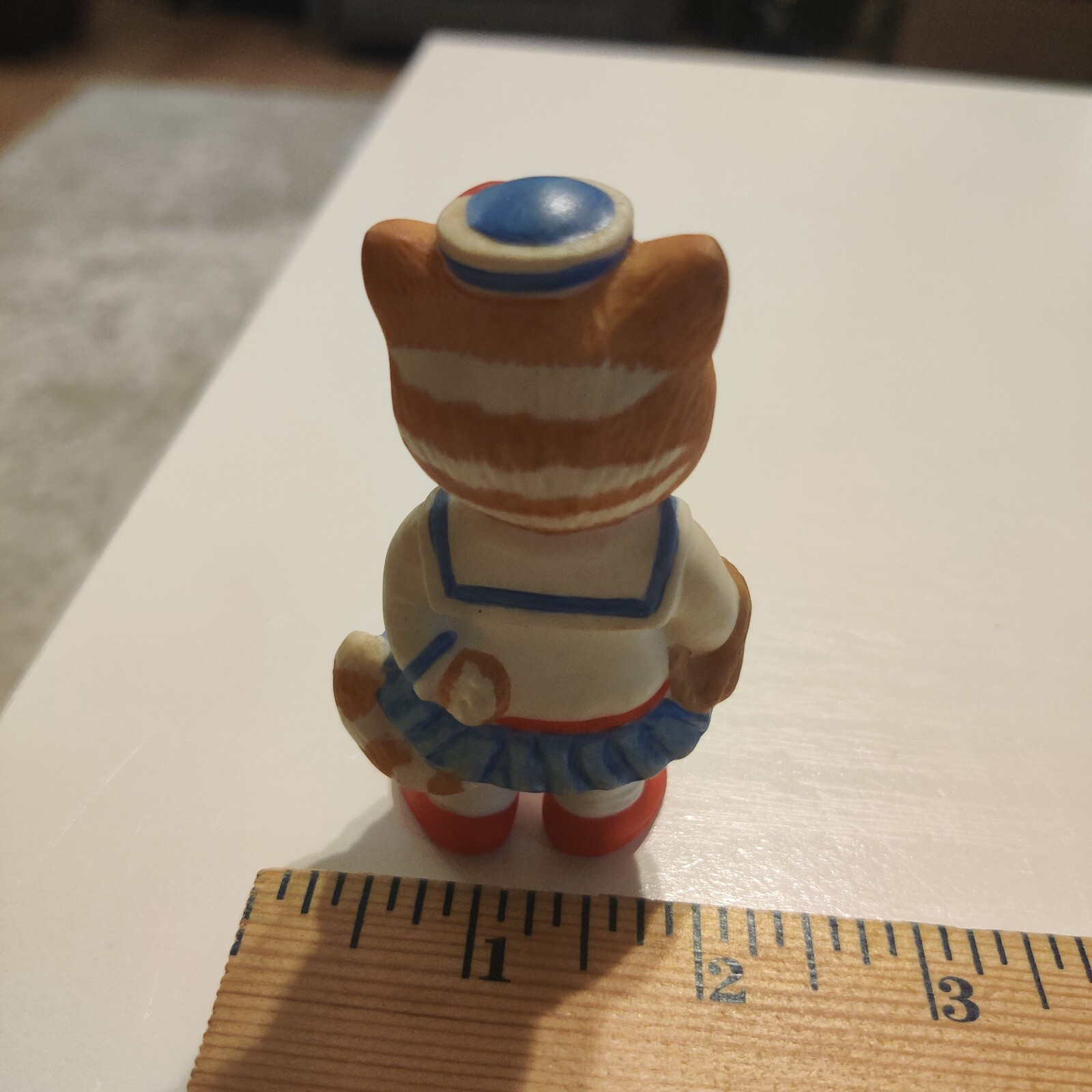 BC Sri Lanka Cat Sailor Girl figurine Vintage 1993 Kitty Kitten