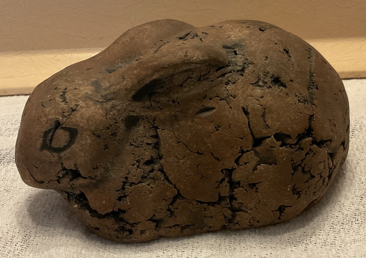 Vtg Rare Rabbit Bunny Stan Langtwait Shapes Of Clay Mt St Helen Volcanic Ash