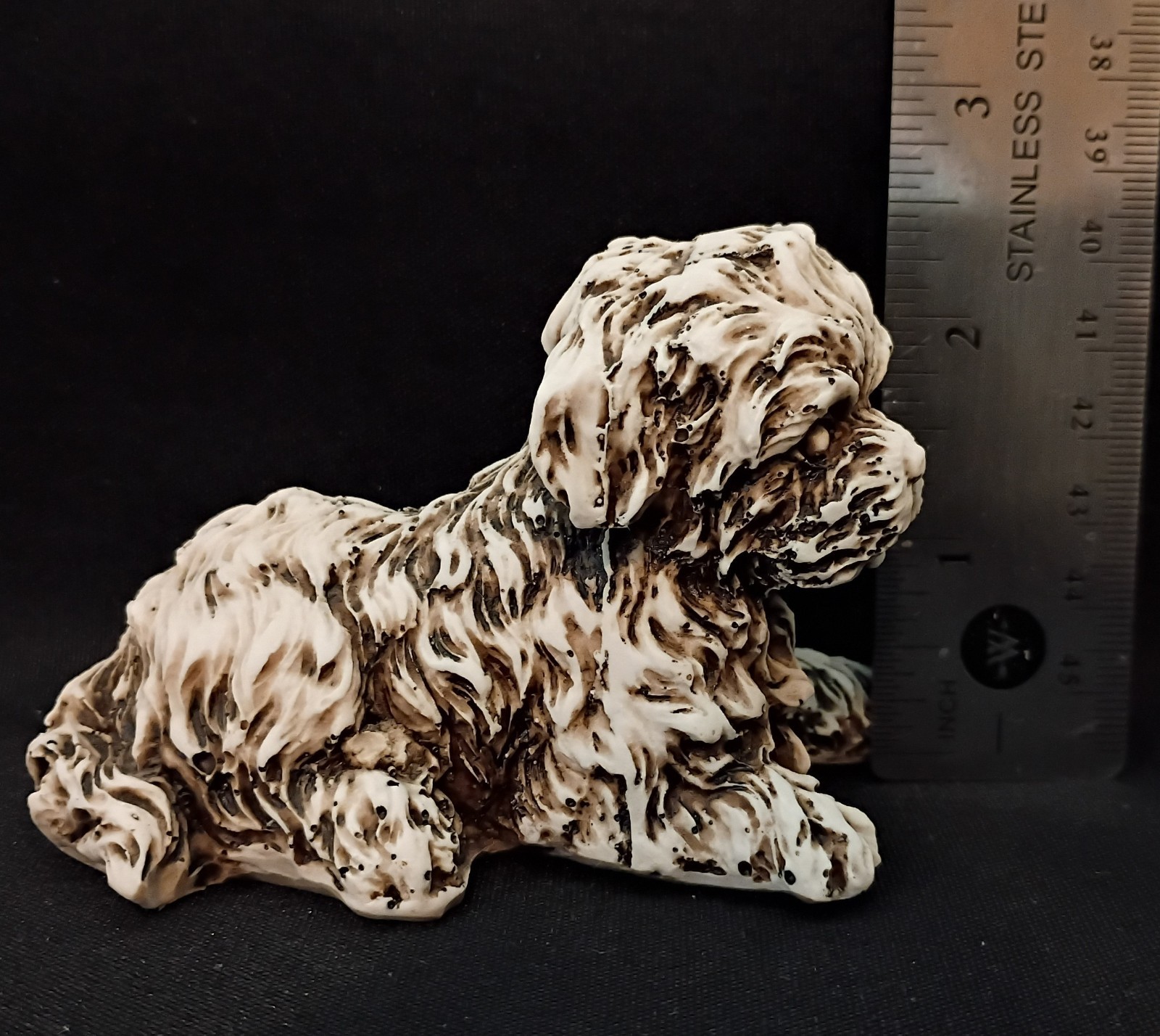 2014 Veronese Terrier Dog Figurine ❤️ Resin – 4″ x 2-1/4″ 🐶 Signed & Dated 🐶