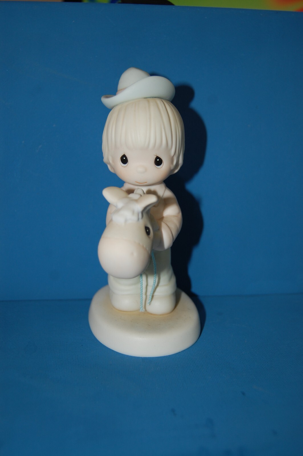 Precious Moments Figurine 1989 “Hope You’re Up And On The Trail Again” 521205