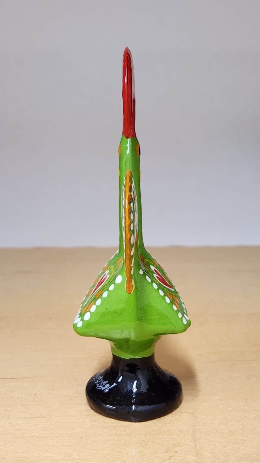Galo de Barcelos Rooster Figurine Avocado Green Hearts Made in Portugal