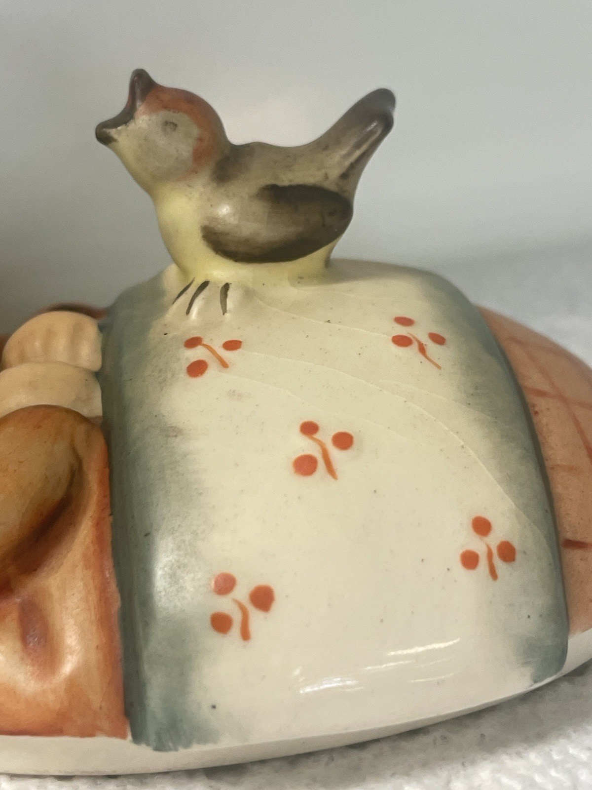 BABY in a Basket RARE Goebel Mel 6 Crown Mark 1930-1937