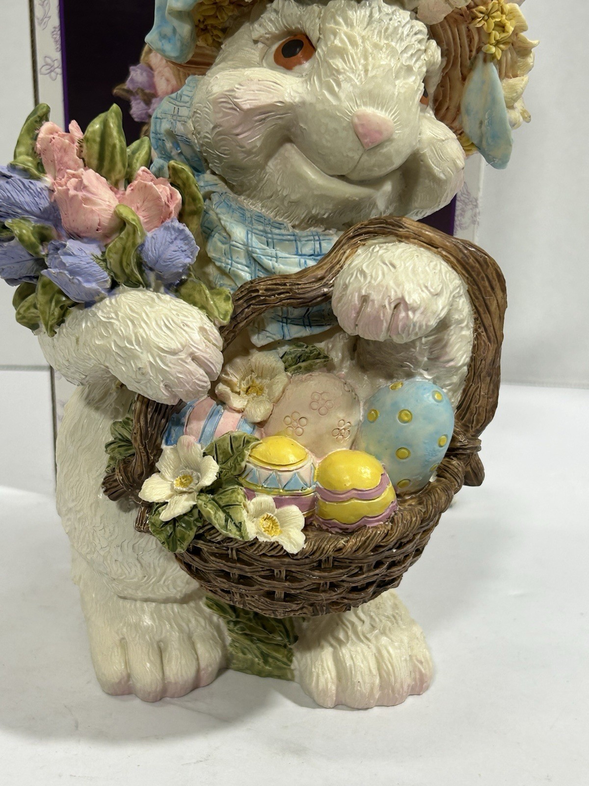 Bunny And Me 10 1/2 Inch Resin Figurine In Original Box