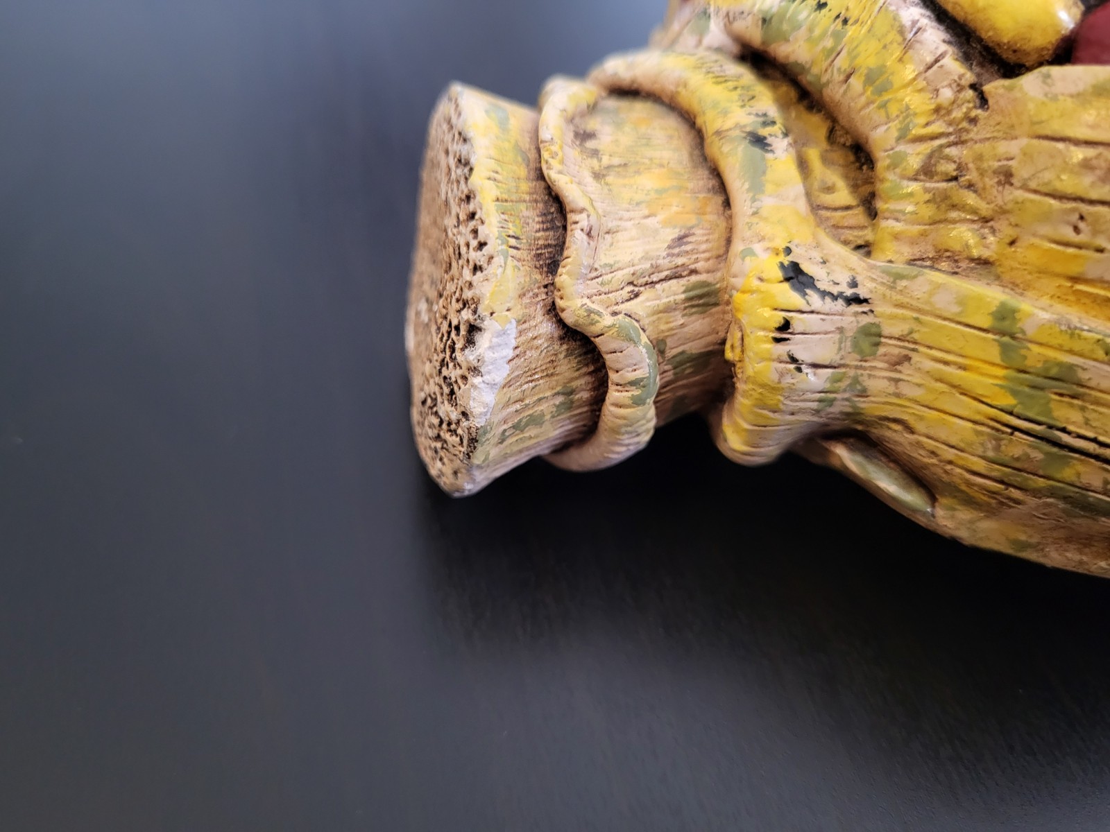 Juta Sangthaweep Rare 1975 Chalkware Ear Of Corn With Ladybug 13.5″ Long