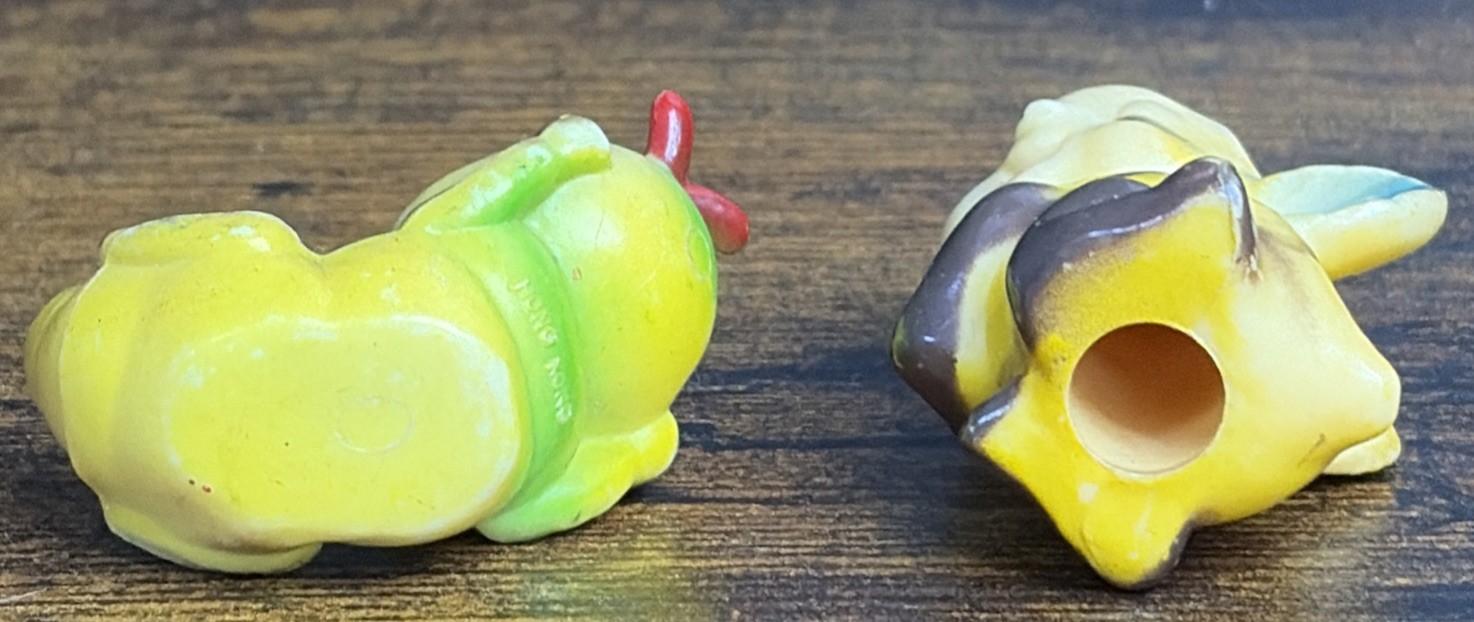 Josef Originals Caterpillar Insect Bug & Bumble Bee Set of 2 Figurines