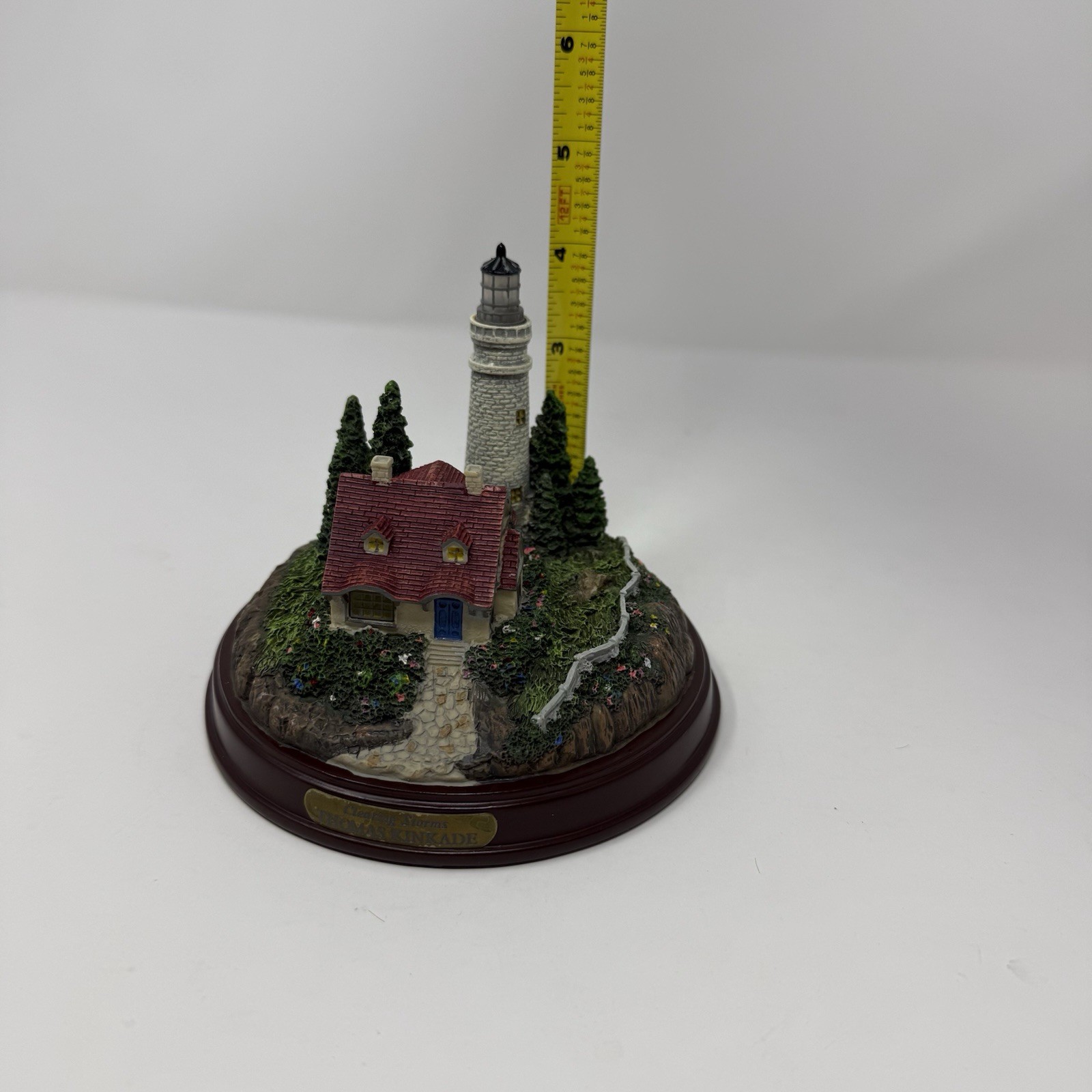 Vintage 1999 Thomas Kinkade Battery Lighted Lighthouse – Clearing Storms