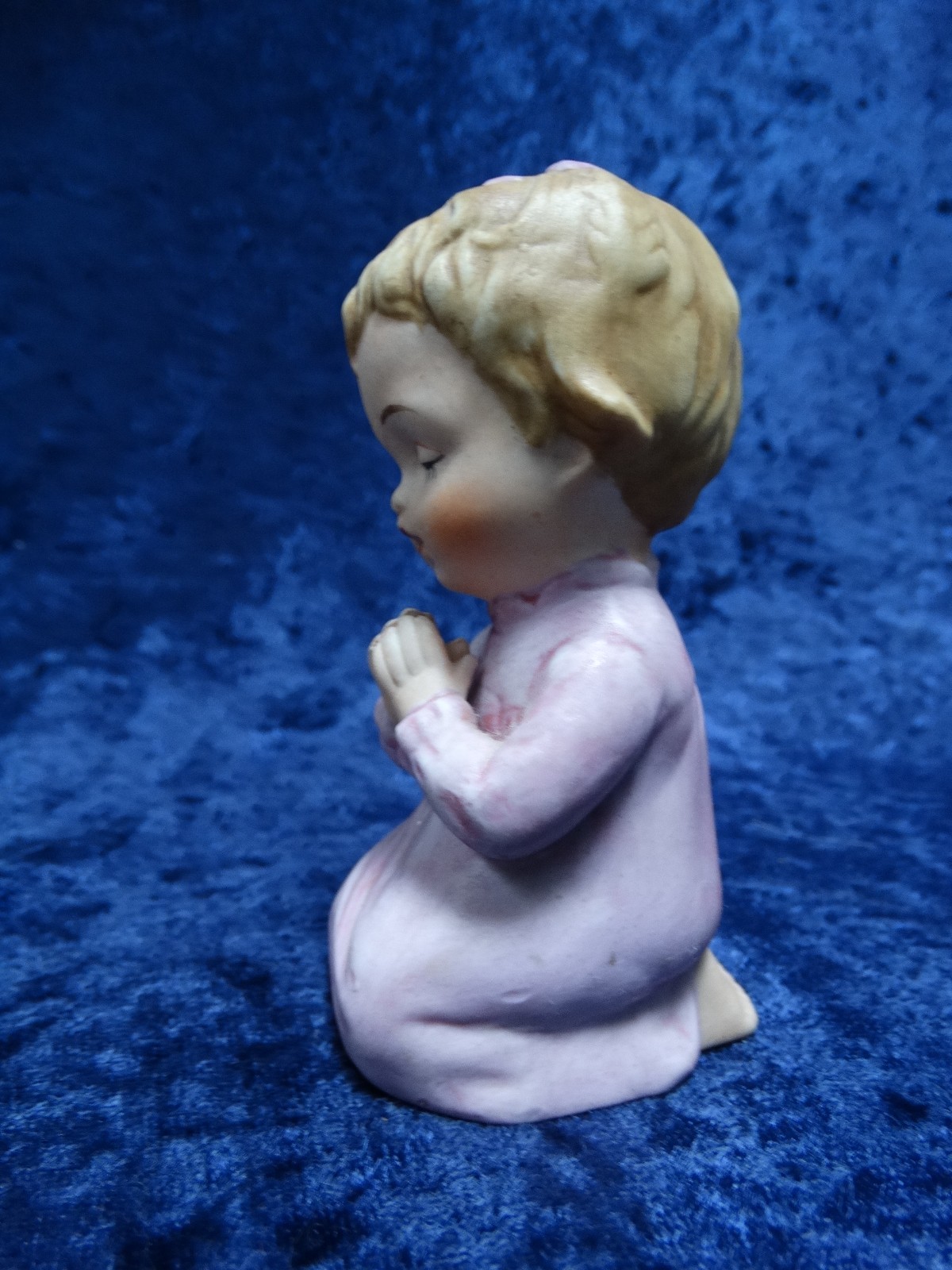Vintage Brinn’s of Pittsburgh Bisque Porcelain Girl Kneeling in Prayer 2MA-102