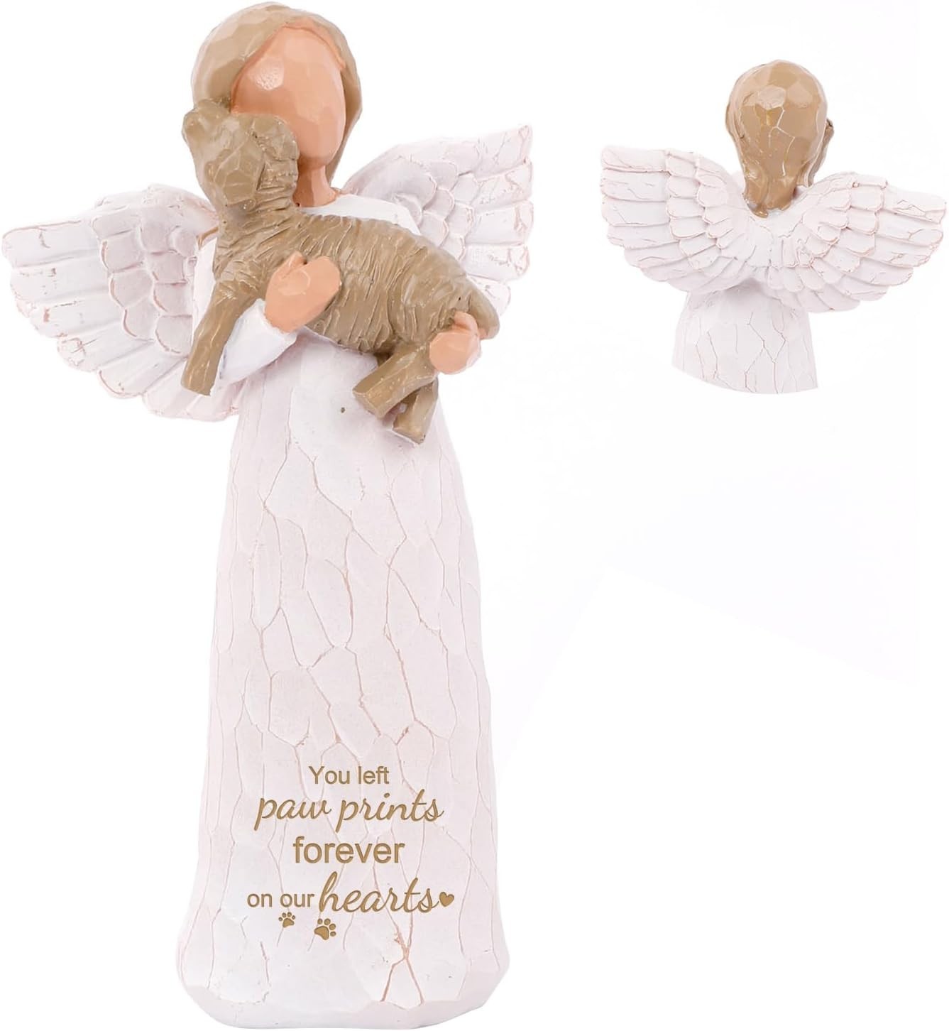 Dog Angel Figurines Pet Loss Memorial Sympathy Gift Angel Figure of Friendship