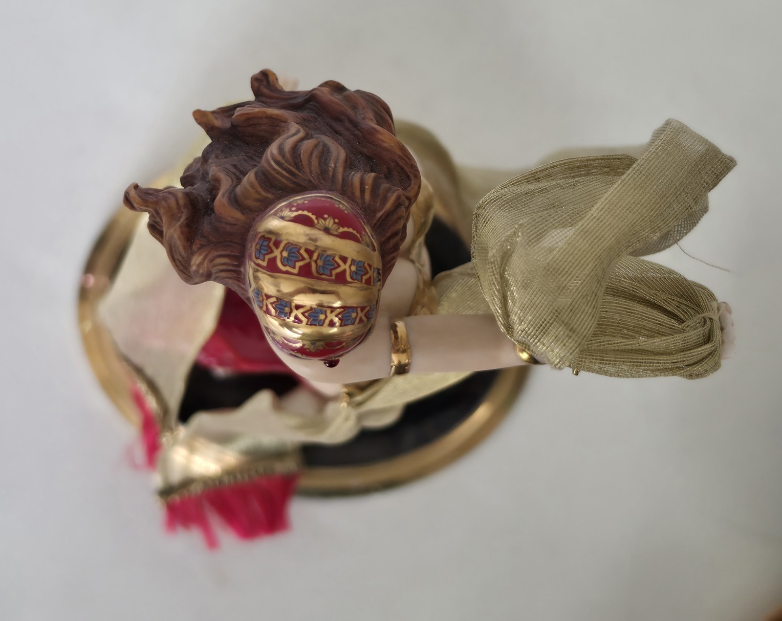 READ Franklin Mint ‘Dance of The Seven Veils’ Roma Gypsy Belly Dancer Figurine