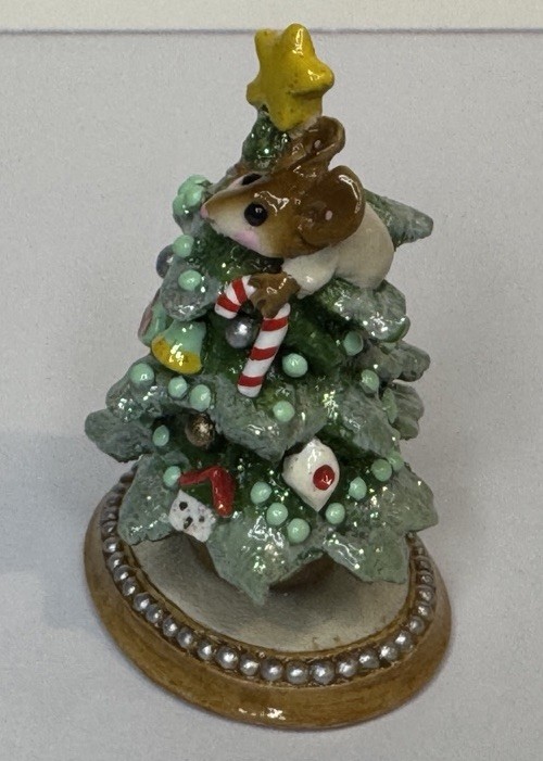 Wee Forest Folk Figurine TREE ALONE Mouse In Christmas TREE M-240a MINT