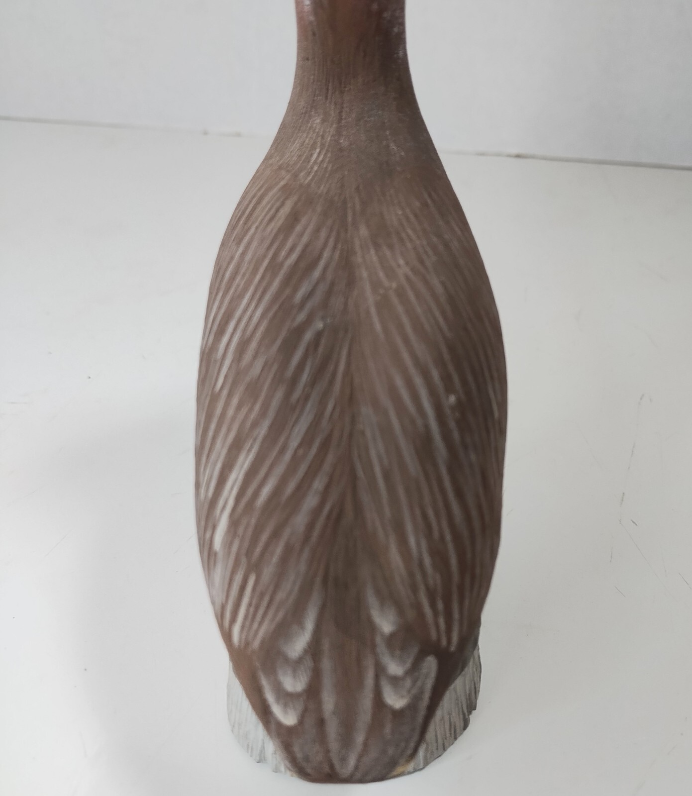 Pelican Craft-Tex Signed 1986 Resin Hand painted Nautical Bird Vintage Sealife