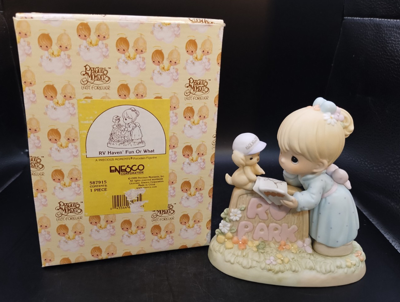 Precious Moments Figurine “RV Haven’ Fun or What” #587915 NIB 1999