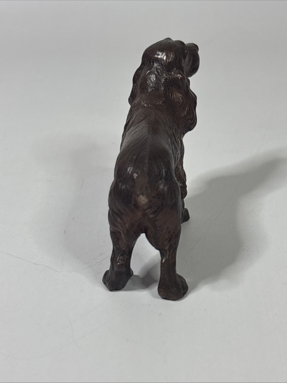 Antique Jennings Brothers JB Art Deco Cocker Spaniel Dog Figurine Bronze Finish