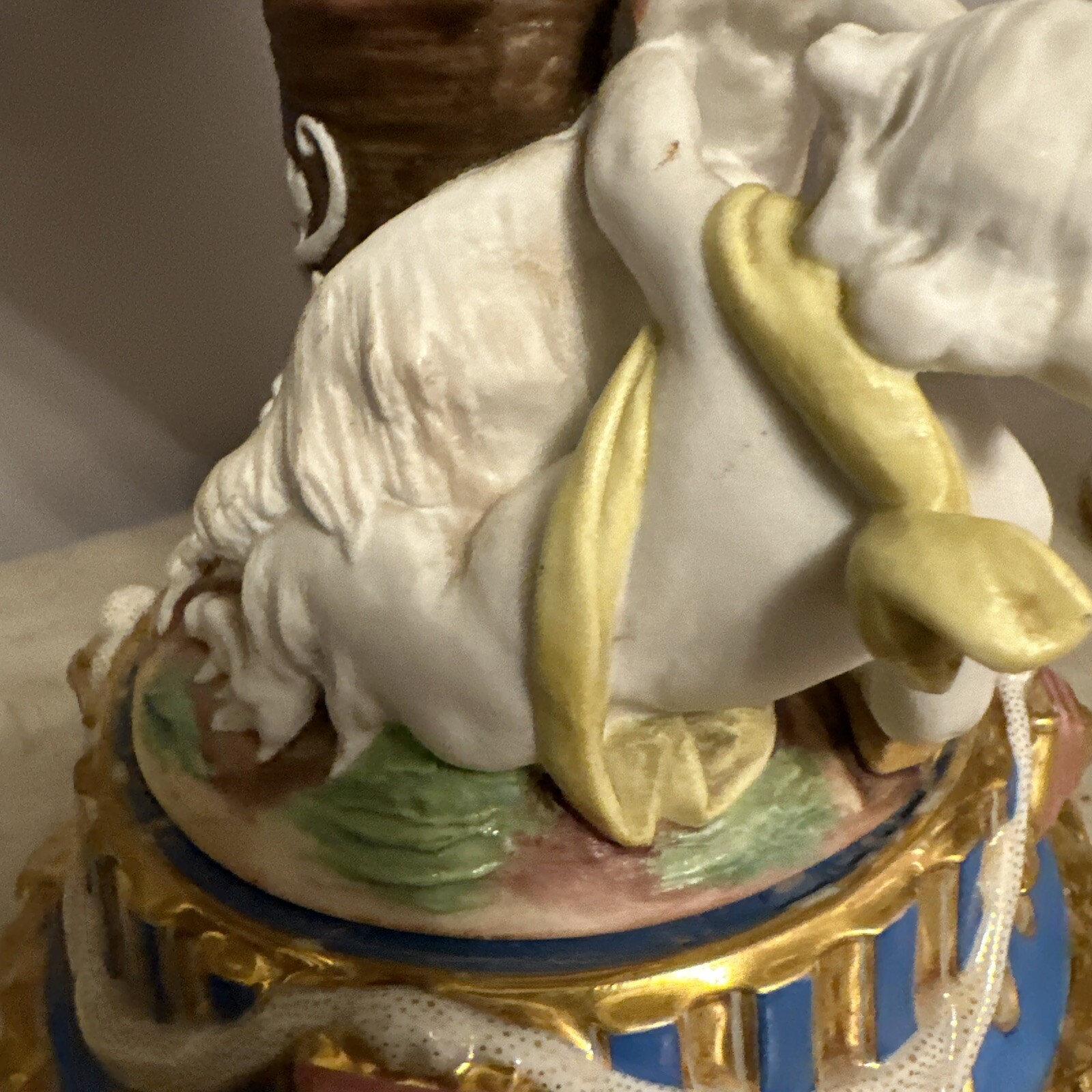 Cherub Porcelain Compotes , 19TH Century -Antique Compotes