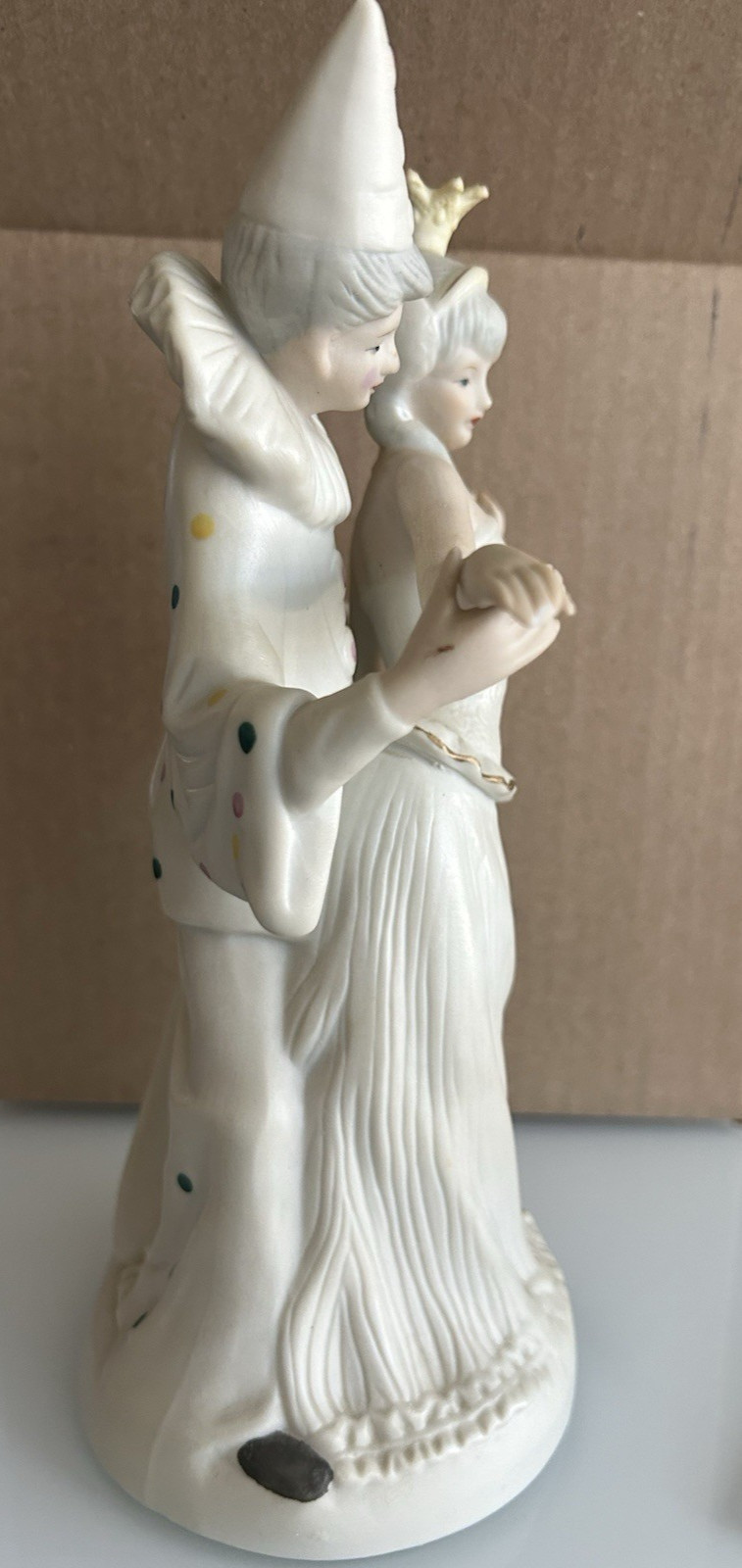 Royal Duncan Dancing Clown with Princess Music Box Figurine