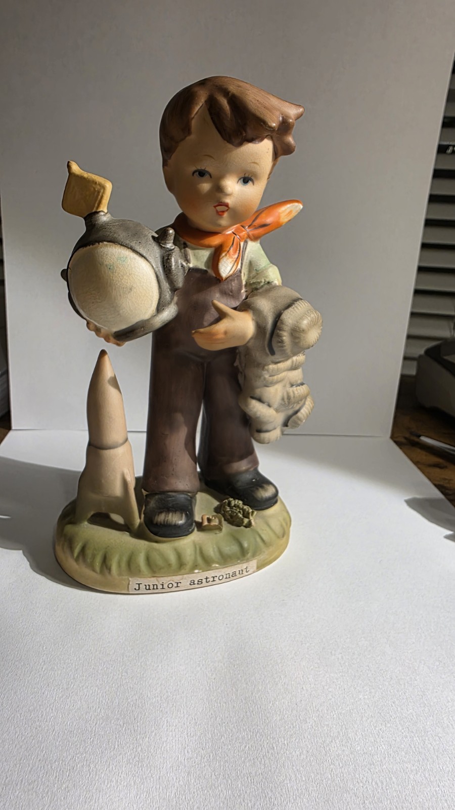 Vintage Goebel Hummel Style Junior Astronaut Boy Figurine, Erich Stauffer U8588