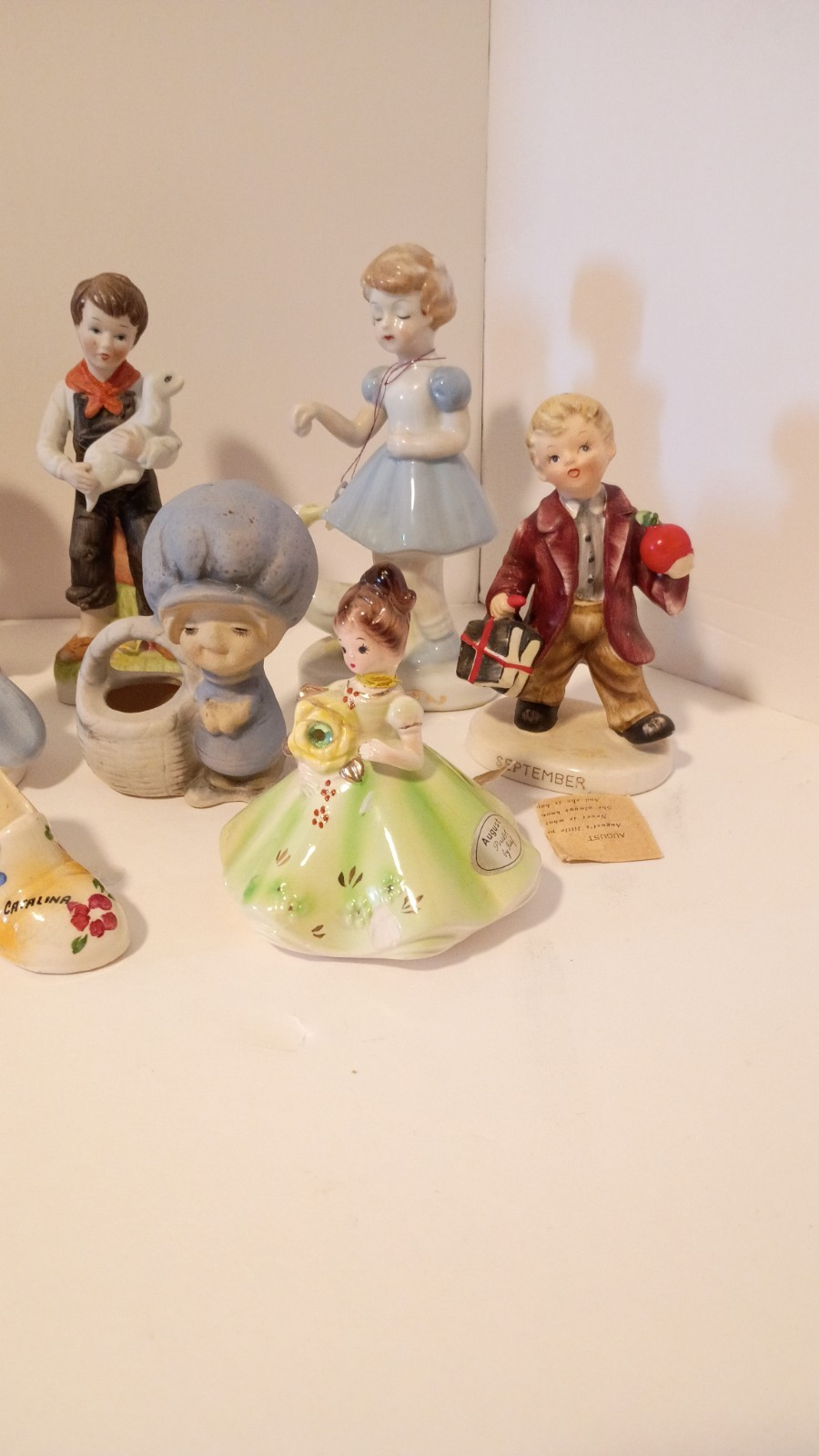 Lot of 18 Collectible Vintage Porcelain Figurines Various Known Brands