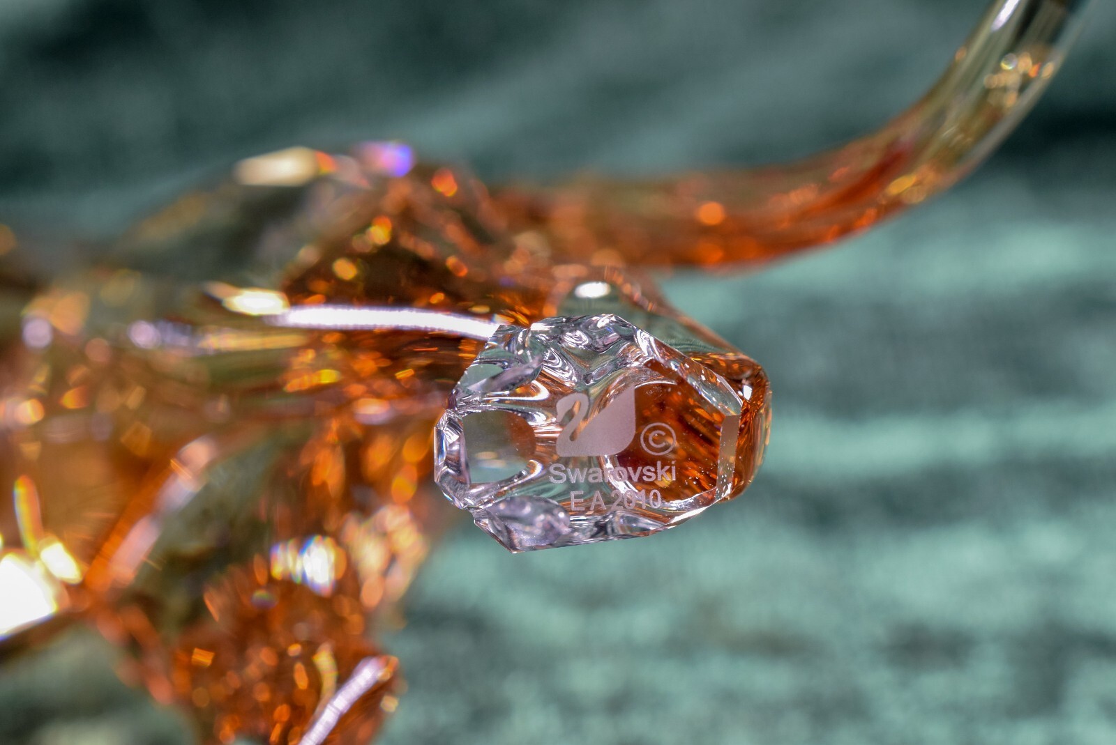 Swarovski SCS 2010 AE crystal Tiger, Endangered Wildlife series, mib, E. Adamer