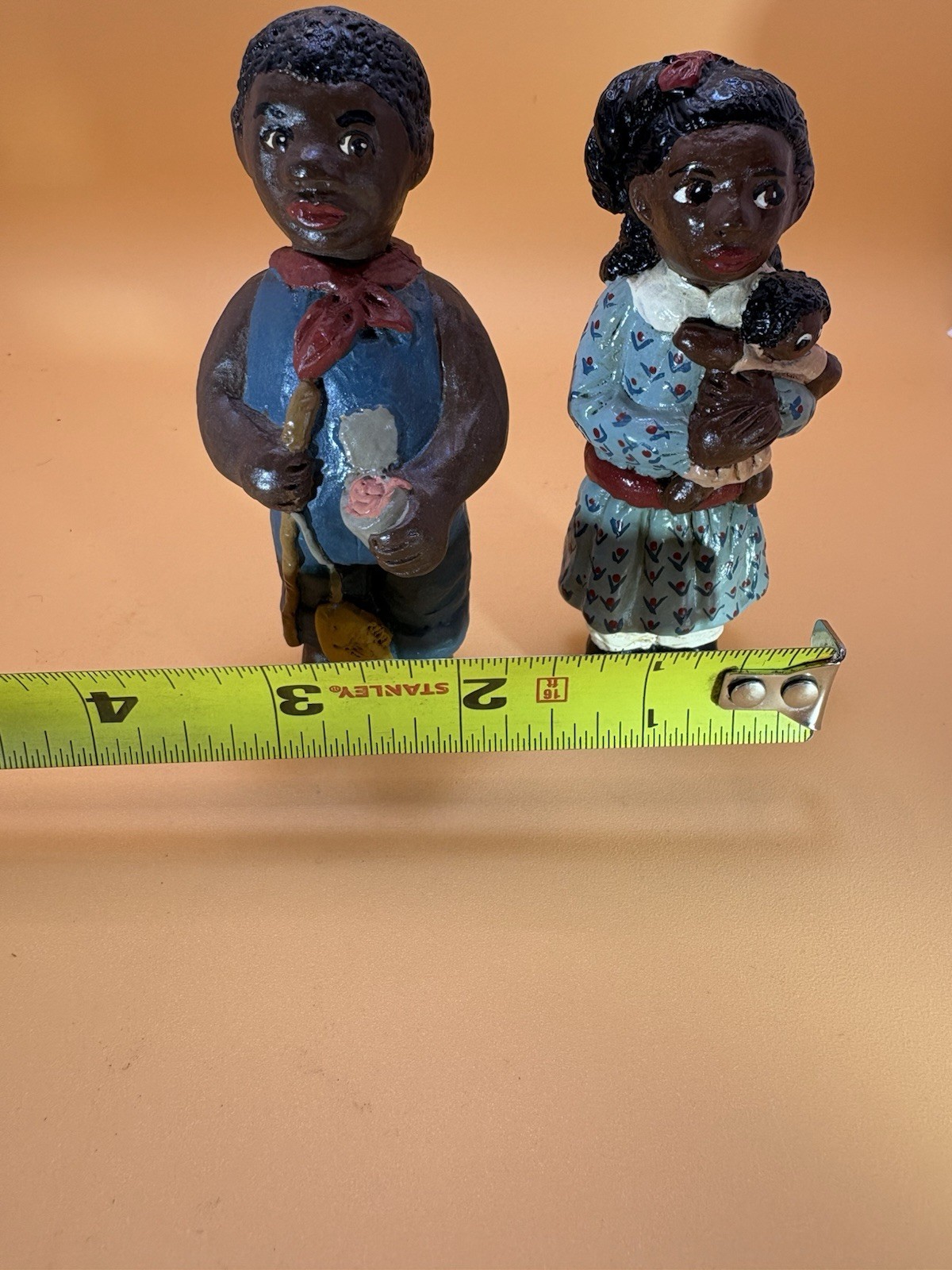 Vintage Figurines, Young Boy, And Girl . Martha Holcomb-Root ￼ Collection ￼
