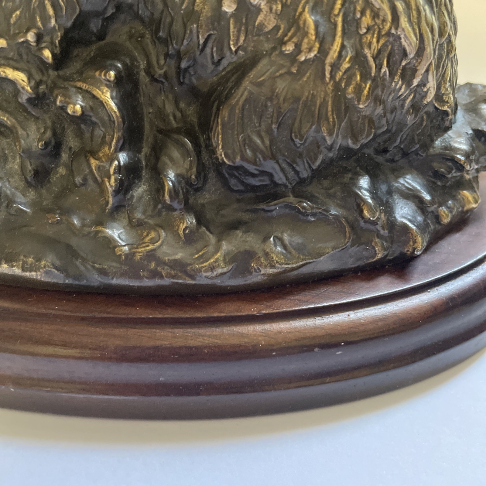 O’Brien Gallery Originals Grizzly Bear Salmon Fishing Metal Sculpture Read