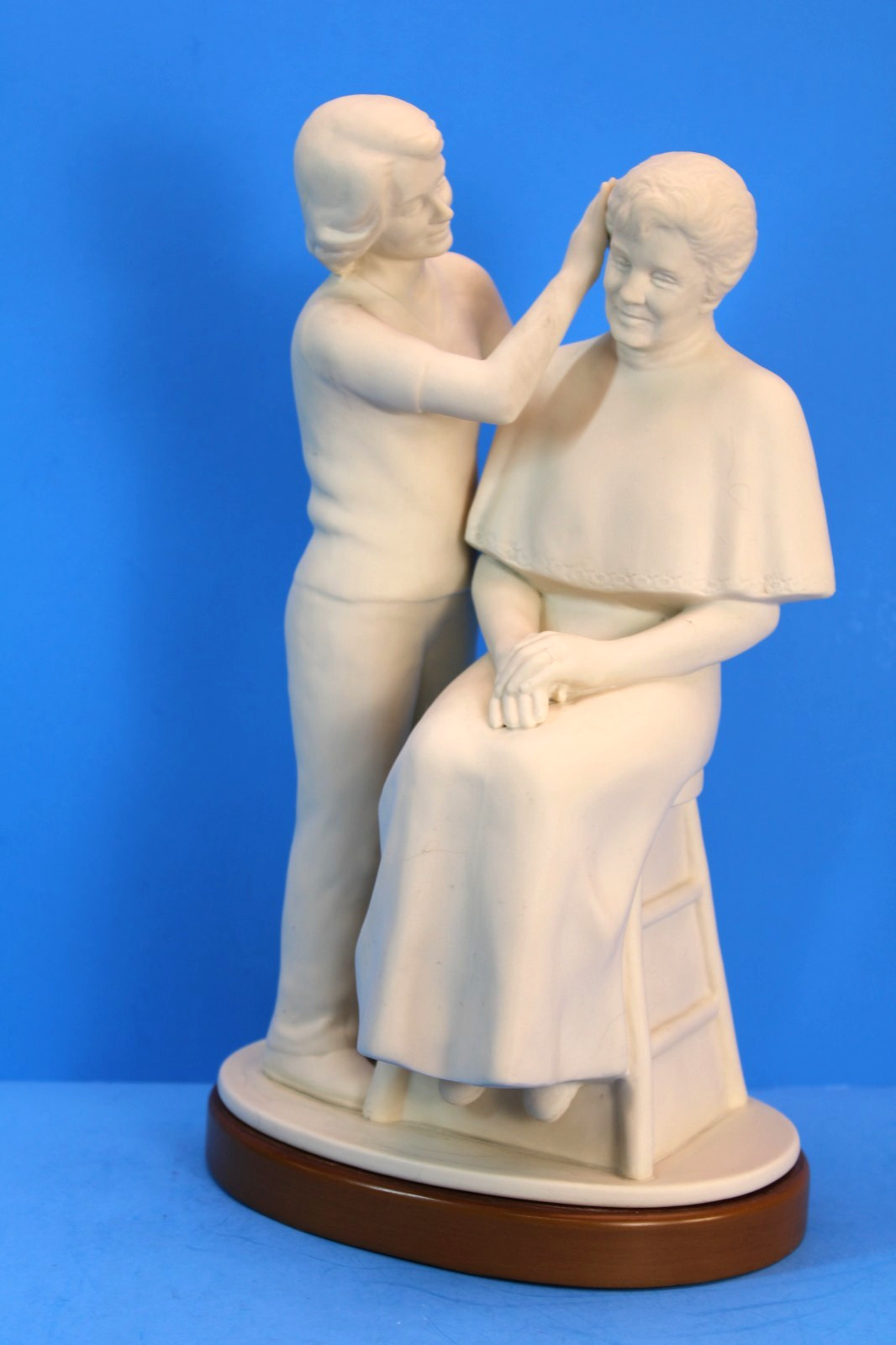 Vtg Hansen Classics Porcelain Figurine 2005 “Tender Loving Care” 11″ LDS Rare