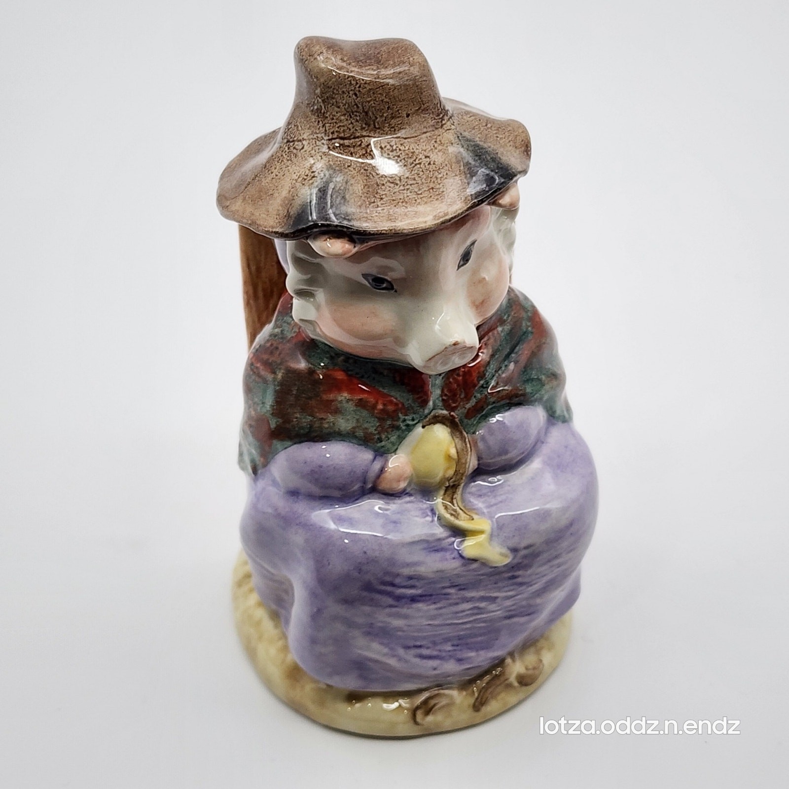 Royal Albert ‘And the Pig Had None’ Beatrix Potter Figurine 1992 Made in England