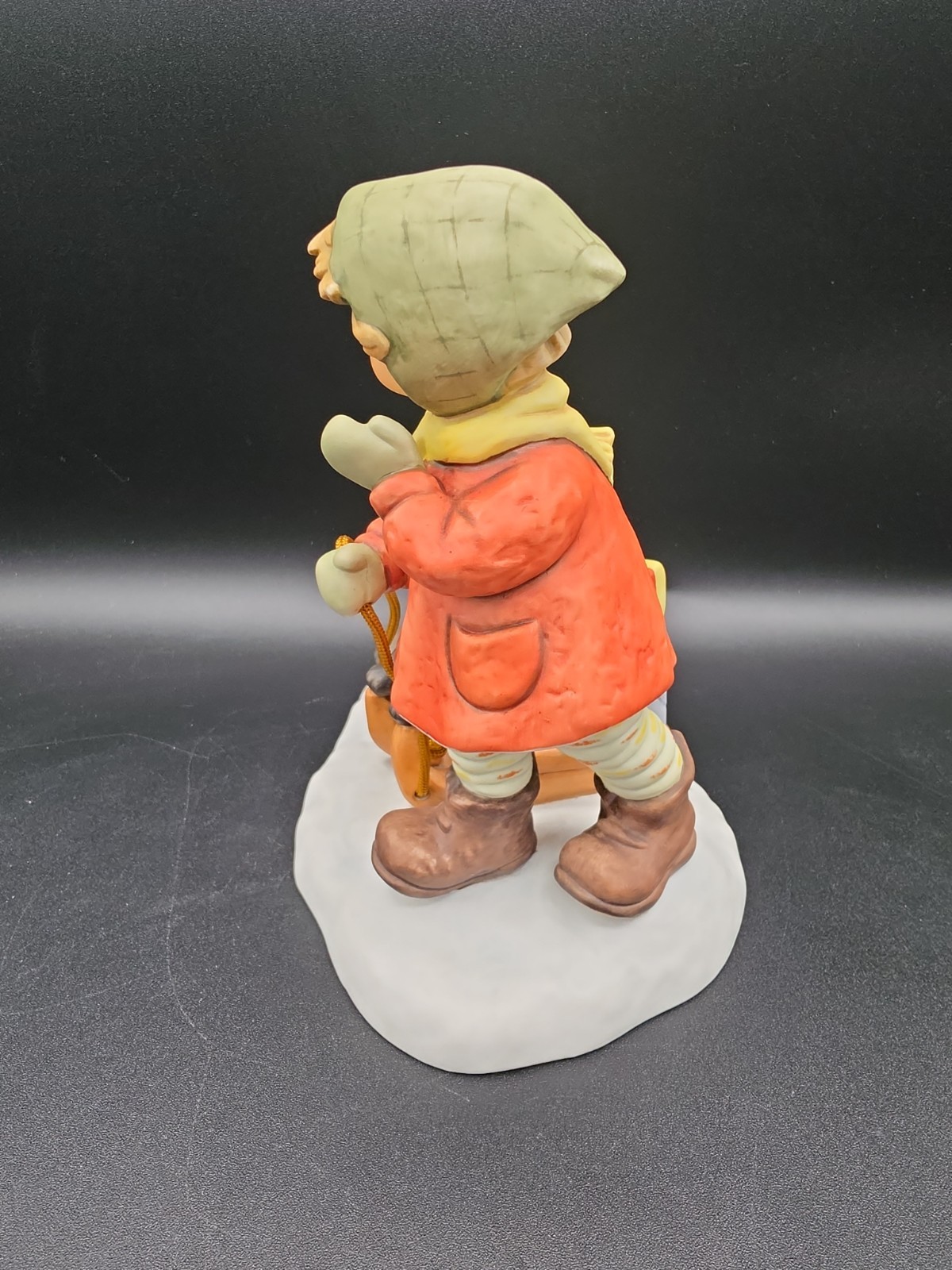 Goebel 1998 Sledding Time Figurine – Porcelain – W. Germany