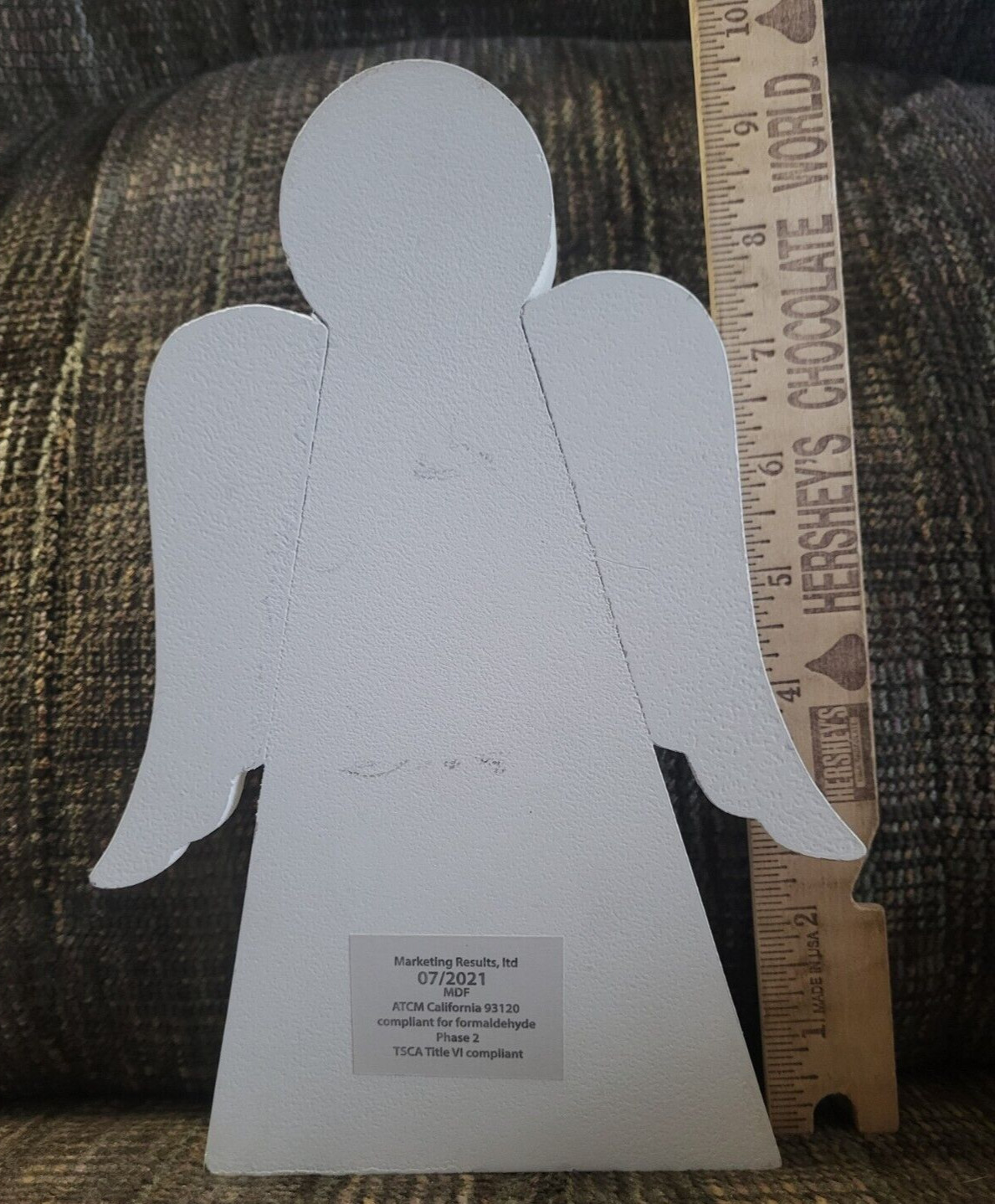 Wooden Angel 9″ T “Because Someone We Love Is In Heaven…”