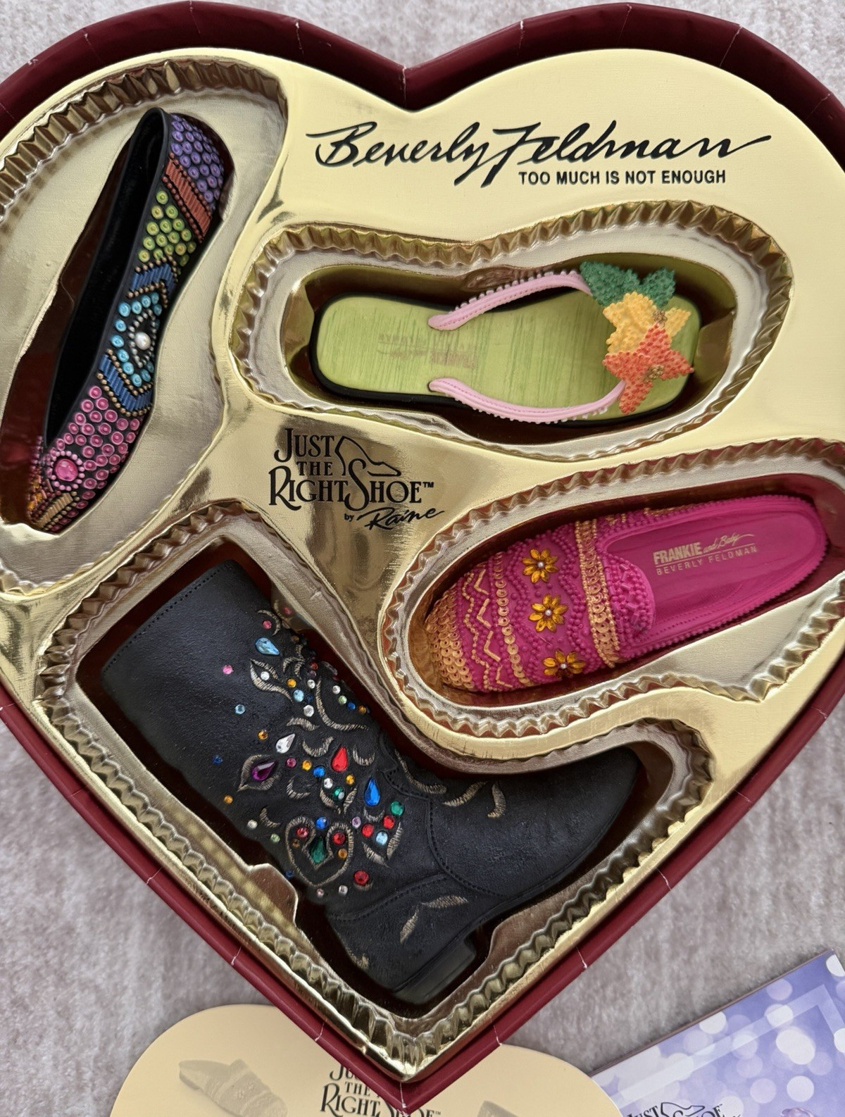Just the Right Shoe by Raine Beverly Feldman Gift Set Limited Edition Boxed
