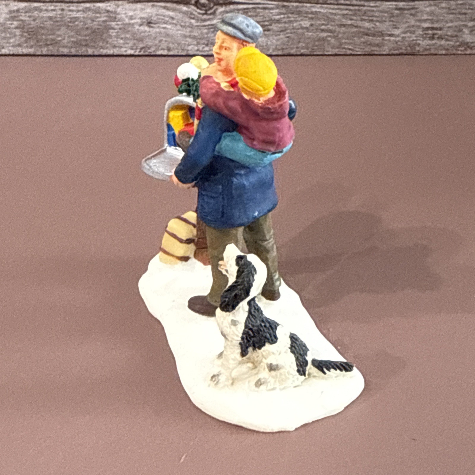 Lemax Christmas Village Figurine~ Family at Mailbox