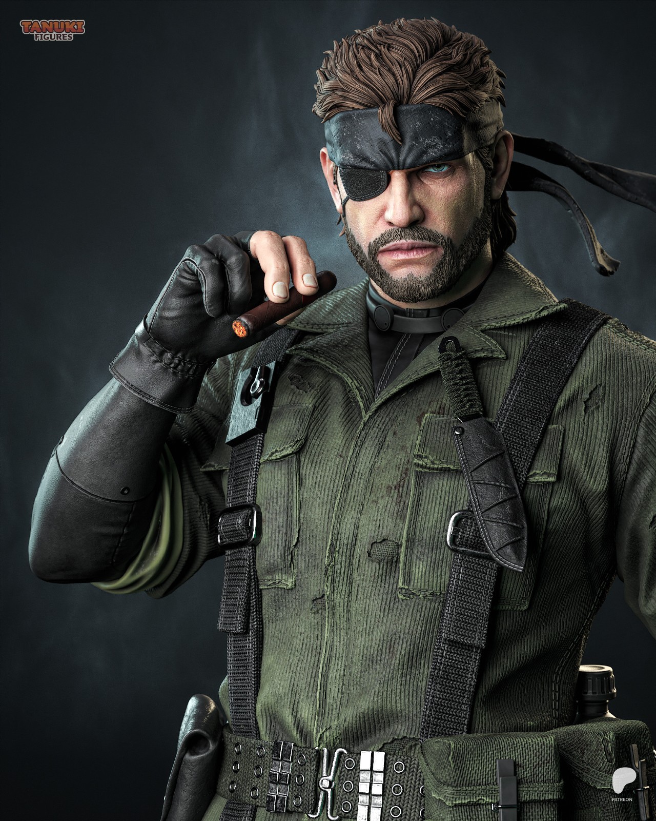 BigBoss – MG 1/6 Scale Figure Statue Unpainted Garage Kit Resin